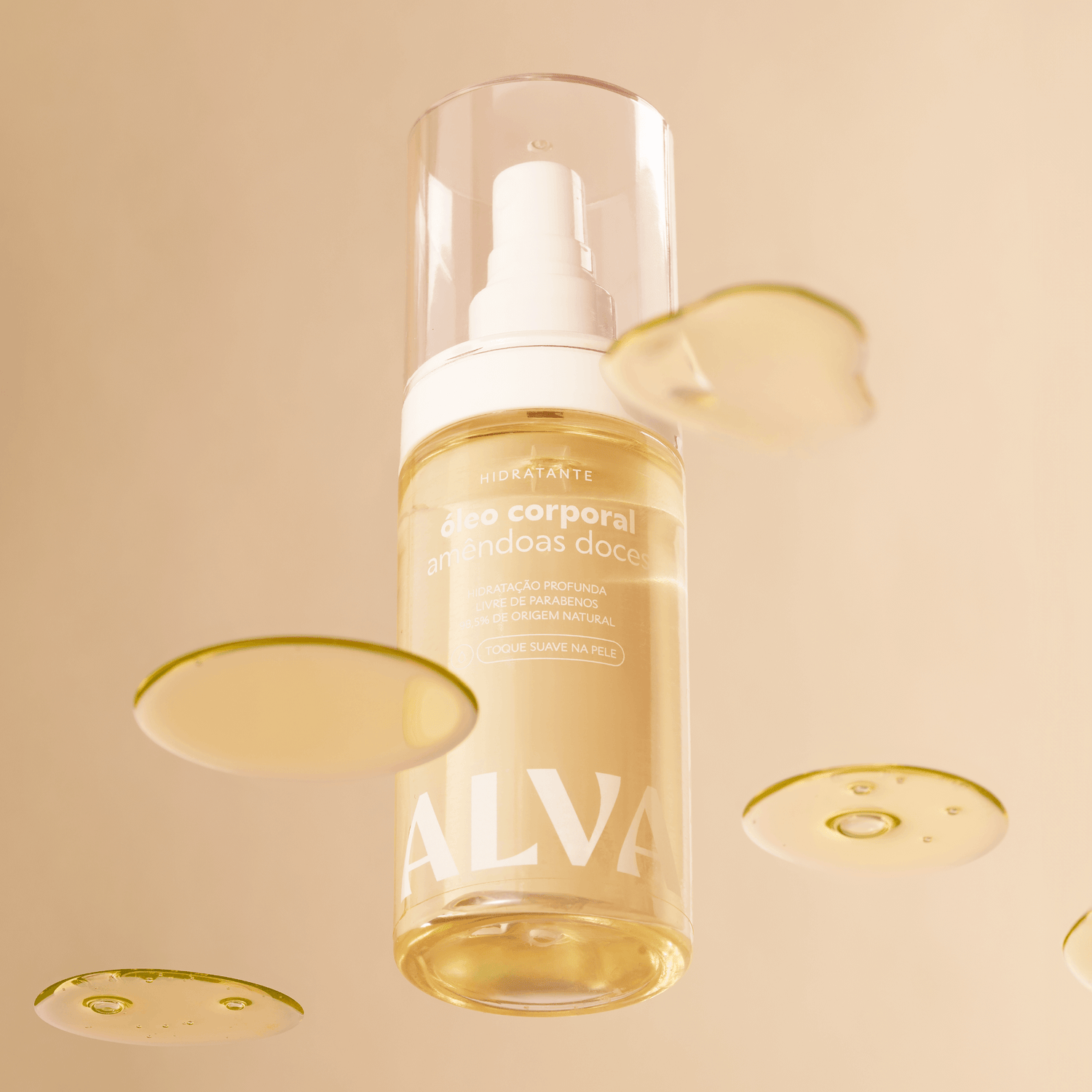 Óleo Corporal Hidratante de Amêndoa Doce 100ml - Alva