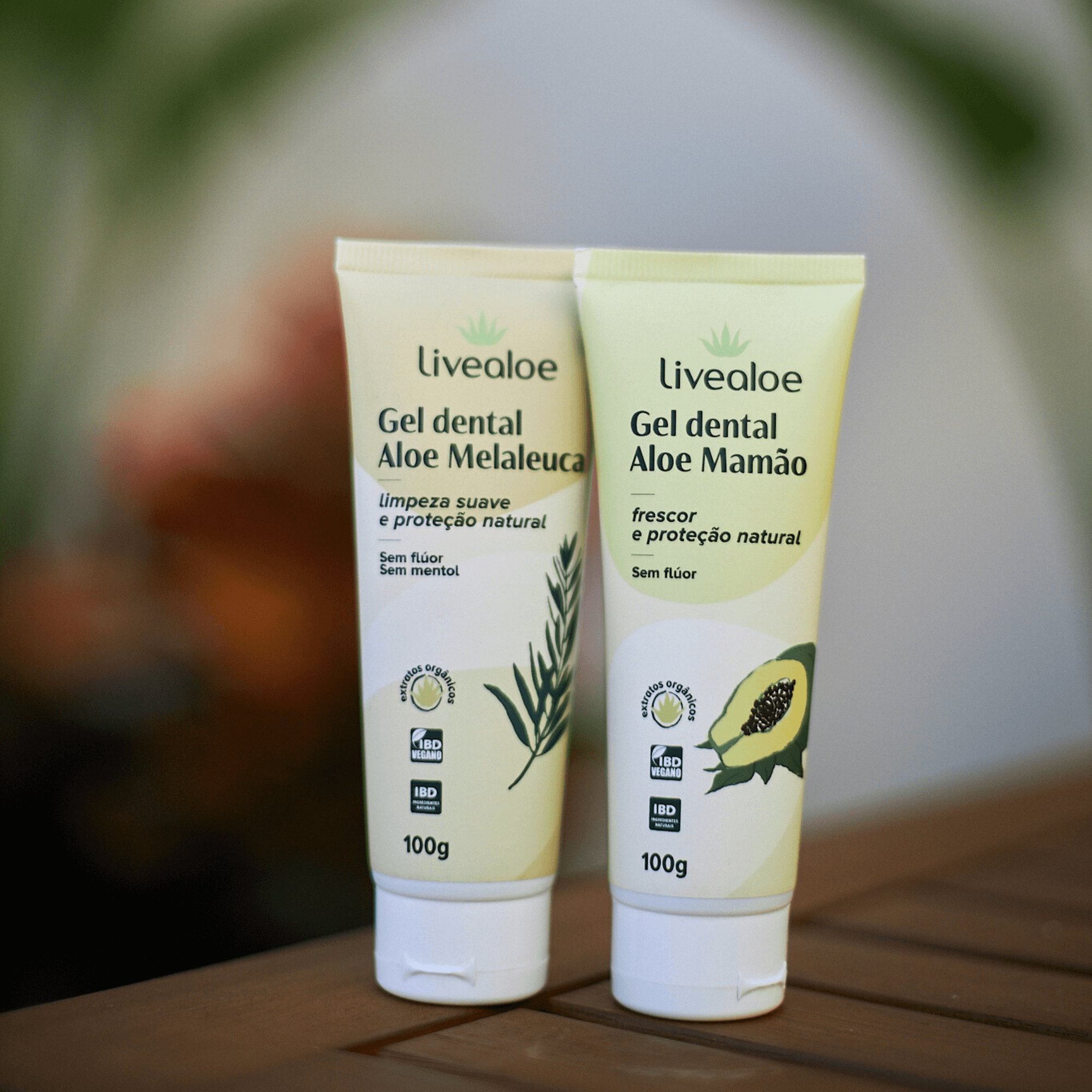 Gel Dental Natural Aloe Melaleuca 100g - Livealoe
