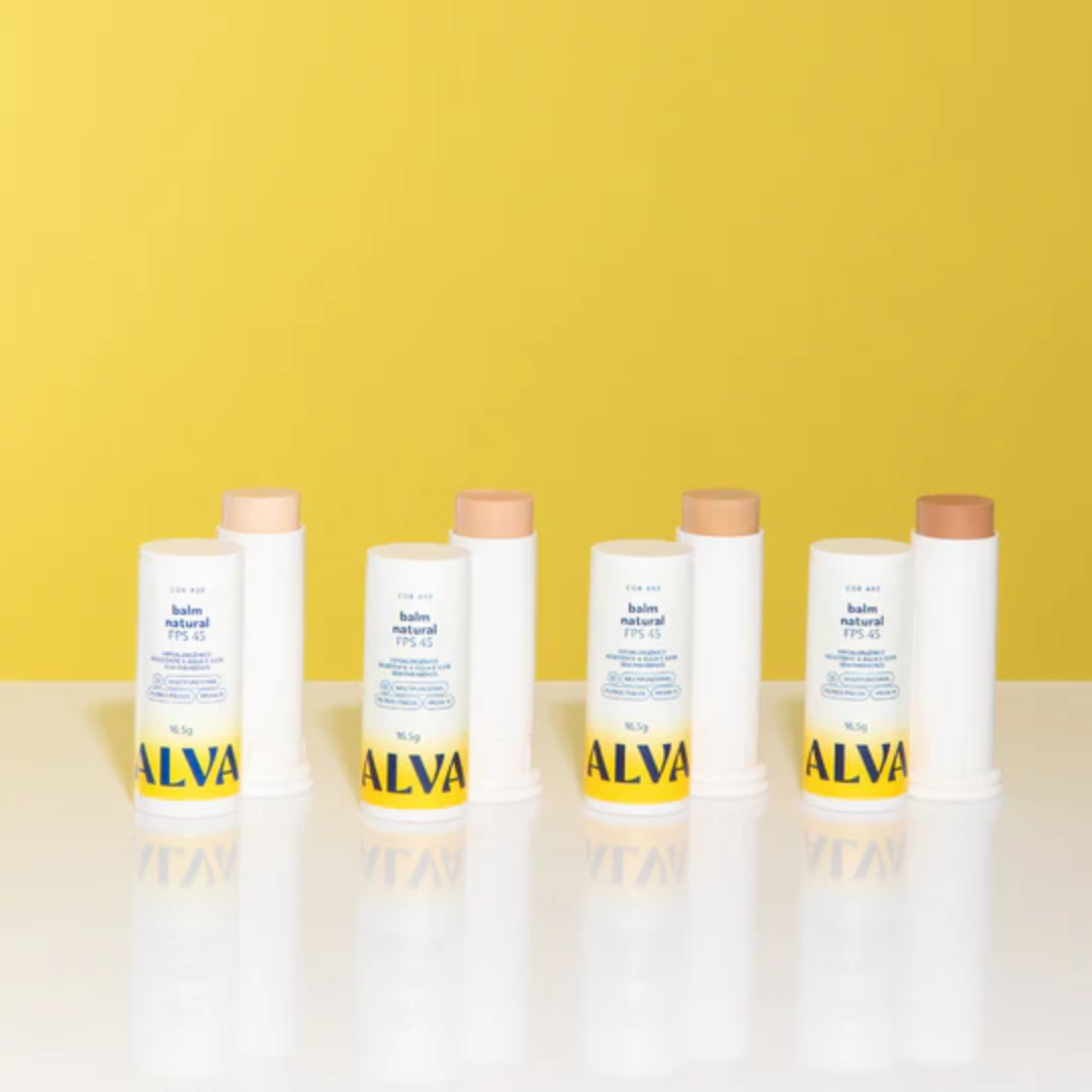 Balm Natural FPS 45 com Cor Base - Alva