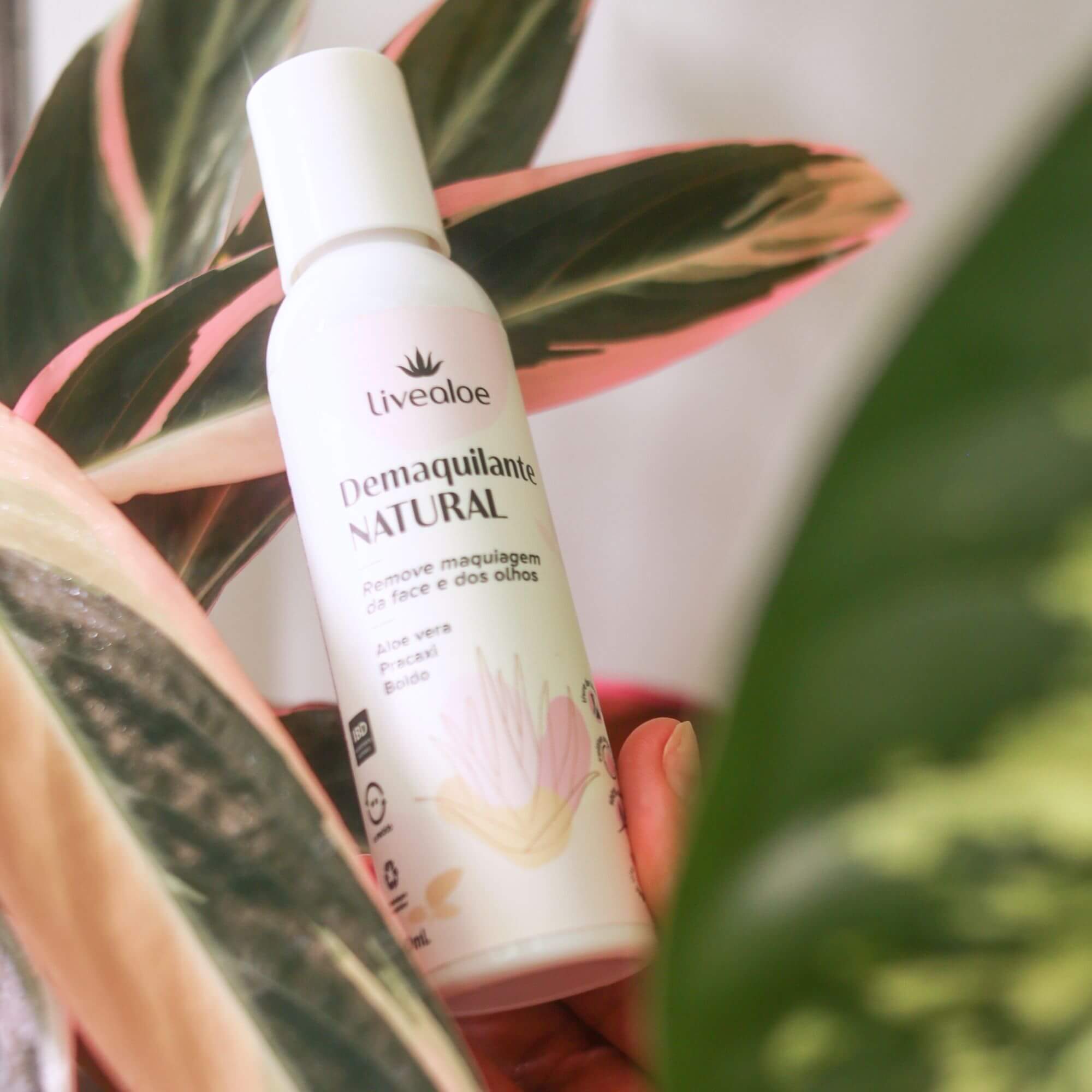 Demaquilante Natural 120ml - Livealoe