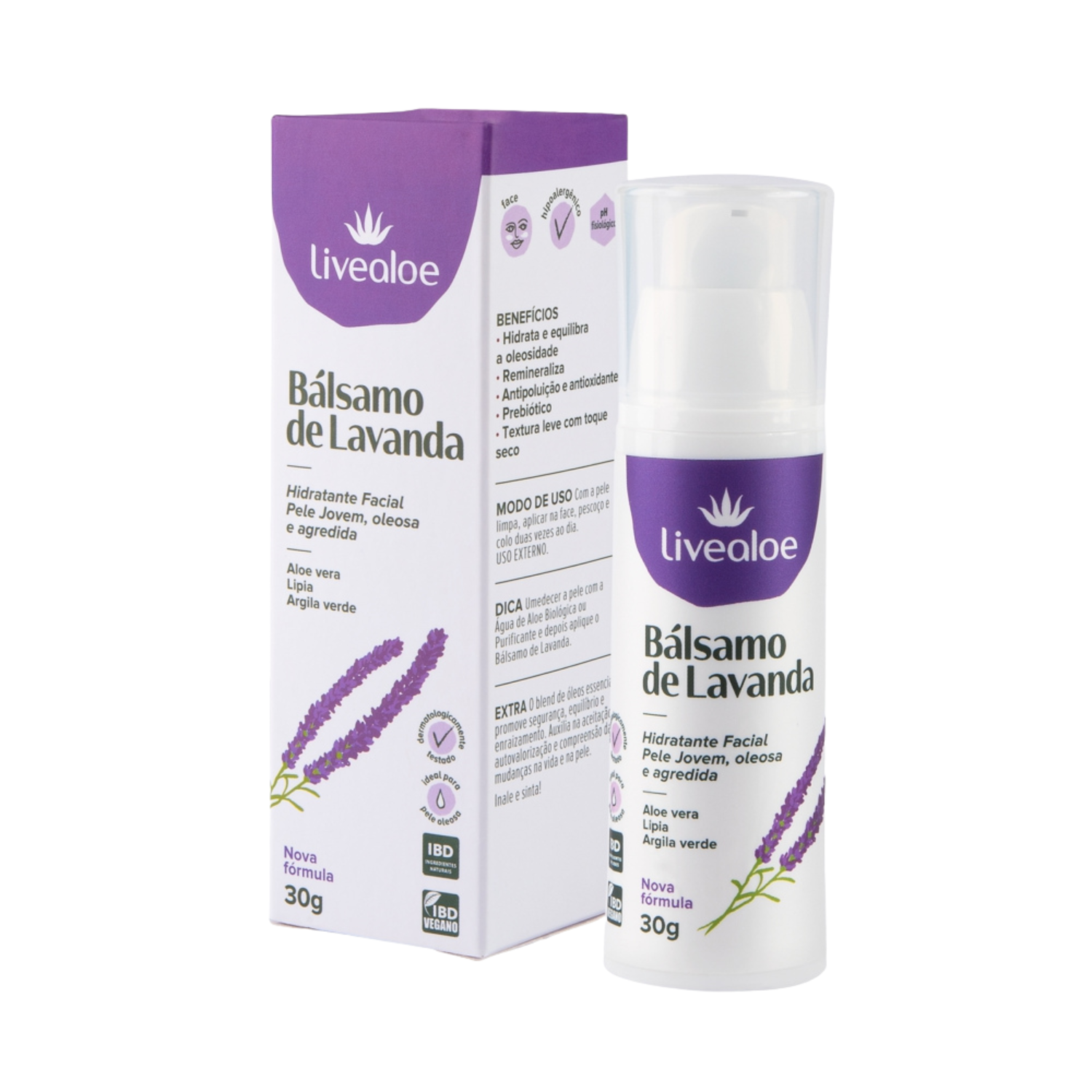 Bálsamo de Lavanda 30g - Livealoe