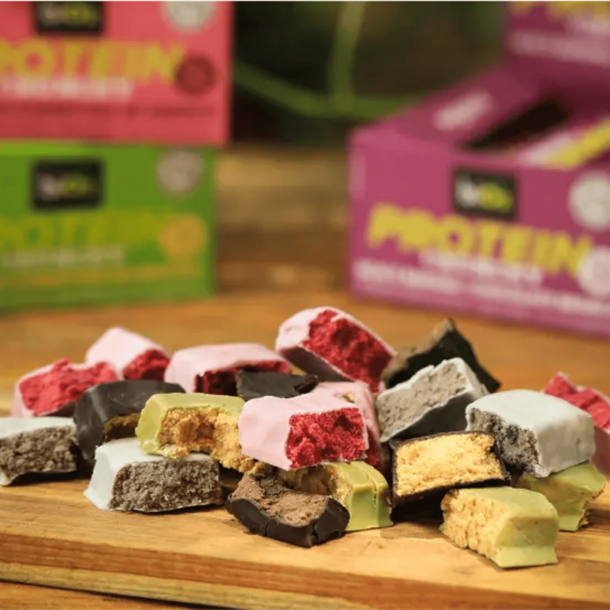 Protein Crunchy Açaí com Chocolate Branco 9x50g - biO2