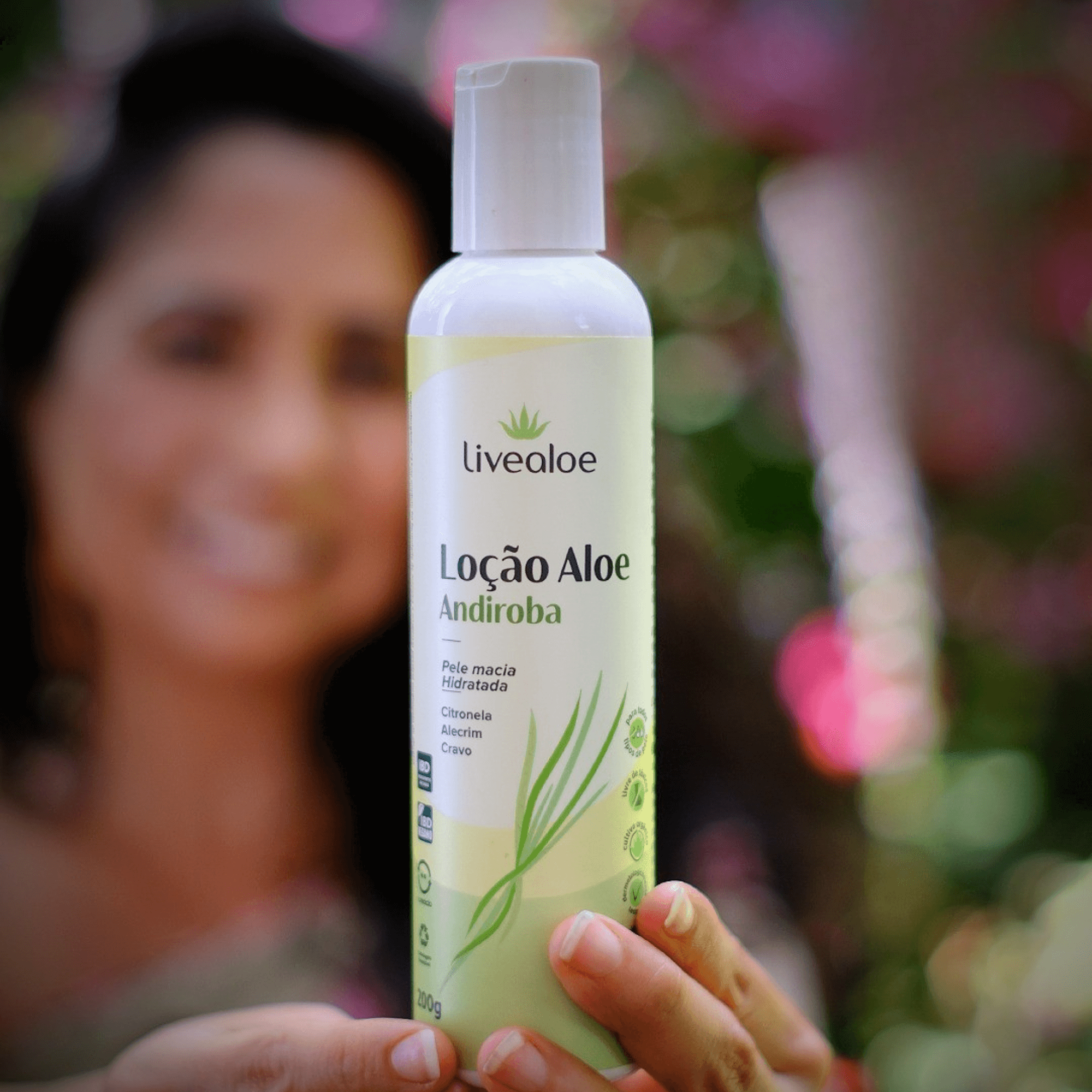 Loção Aloe Andiroba 200ml - Livealoe