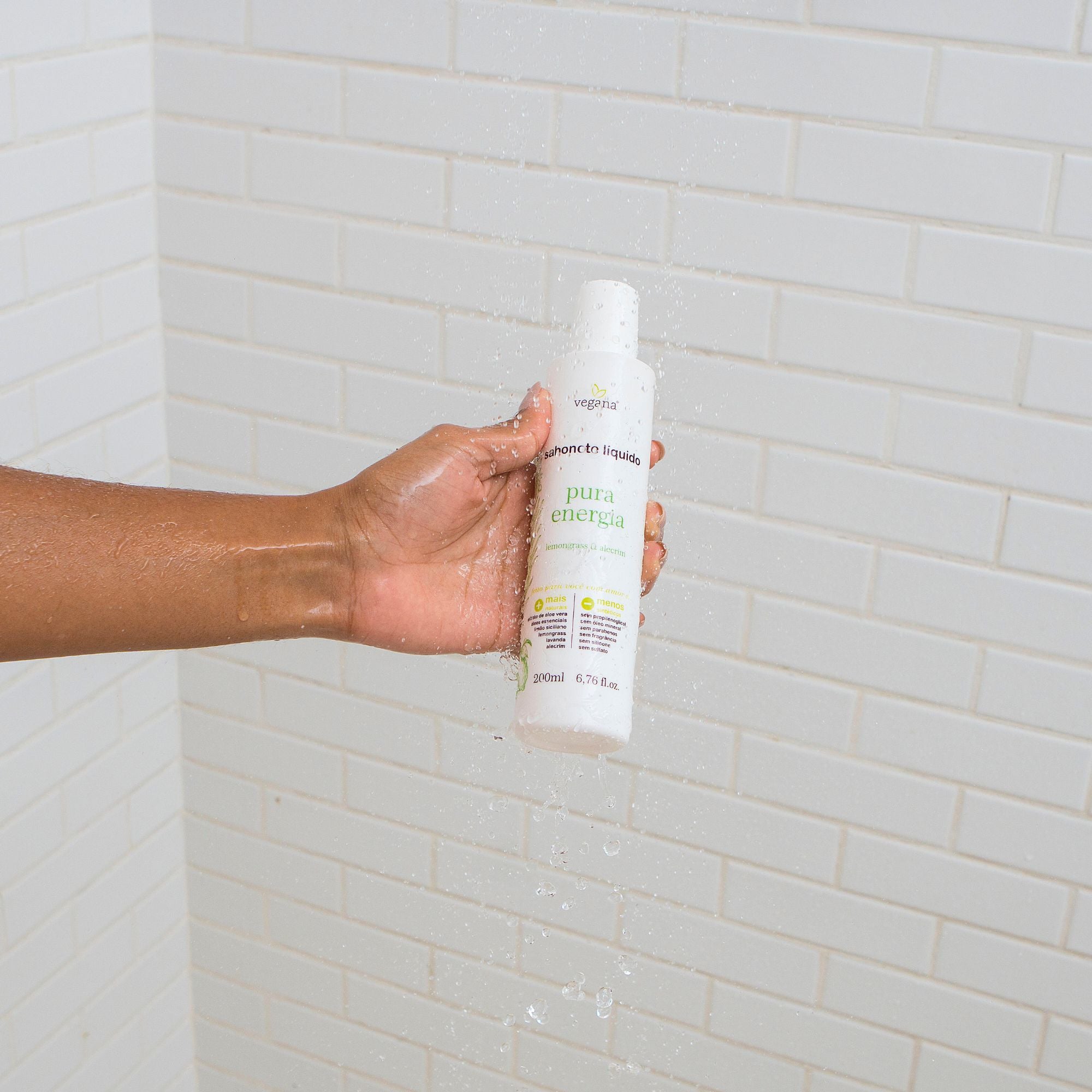 Sabonete Vegetal Líquido Pura Energia 200ml - Vegana WNF