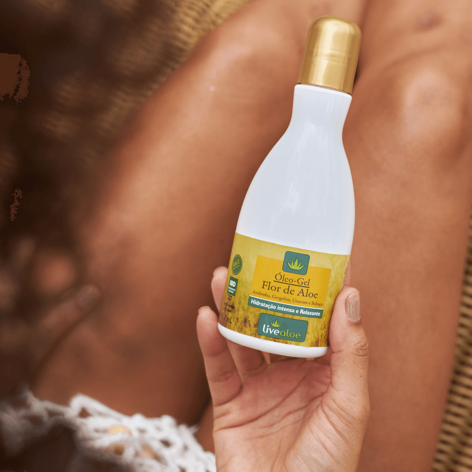 Óleo-Gel Flor de Aloe 210ml - Livealoe