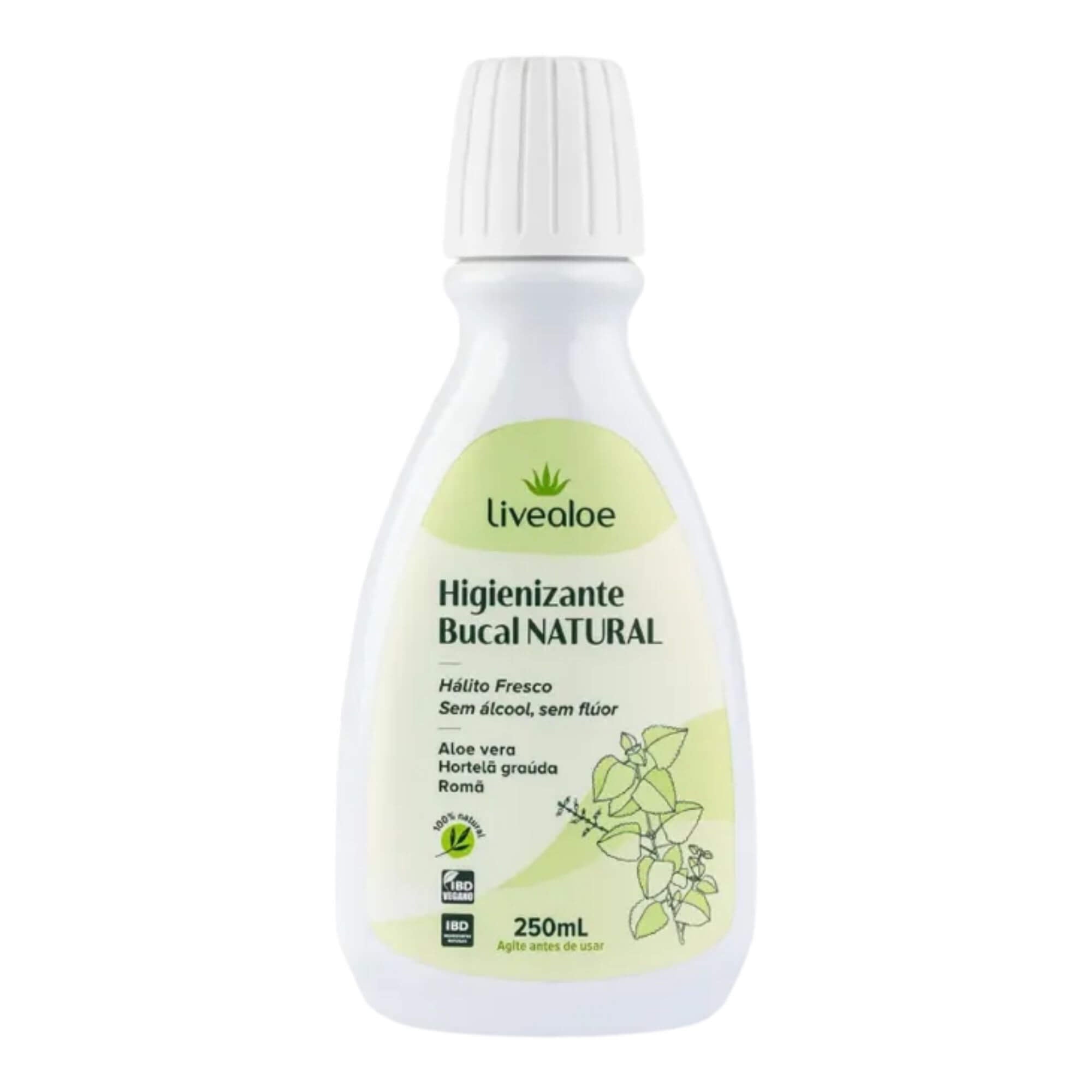 Higienizante Bucal Natural 250ml - Livealoe