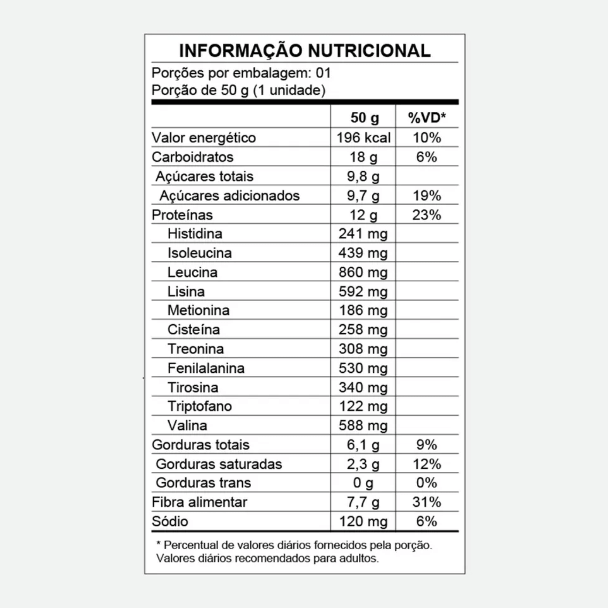 Protein Crunchy Açaí com Chocolate Branco 9x50g - biO2