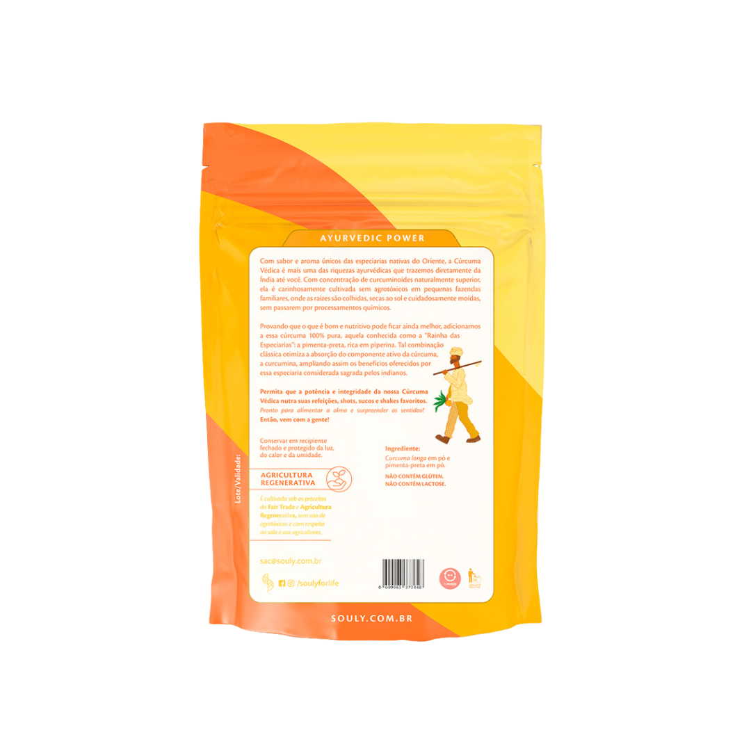 Cúrcuma Védica em Pó 60g - Souly