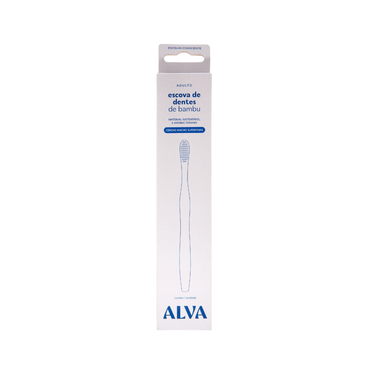 Escova de Dentes de Bambu Cerdas Superfinas - Alva