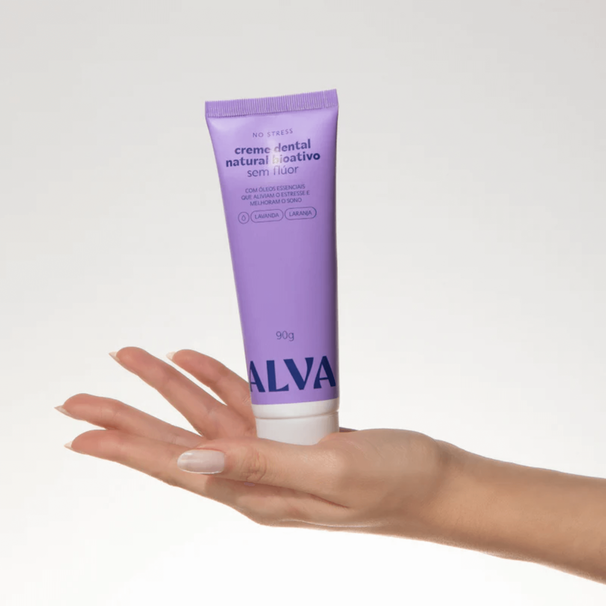 Creme Dental Natural Bioativo NO STRESS 90g - Alva