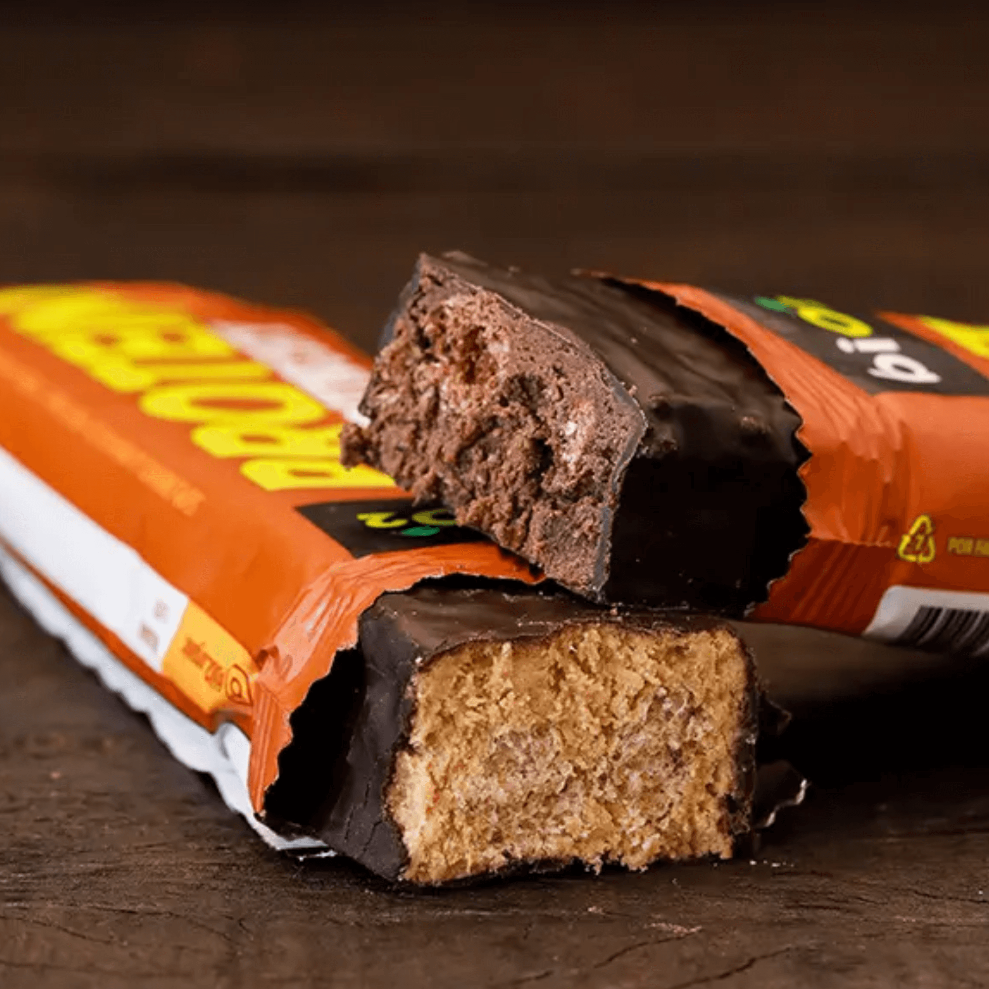 Protein Crunchy Bar Caramelo 9x50g - biO2