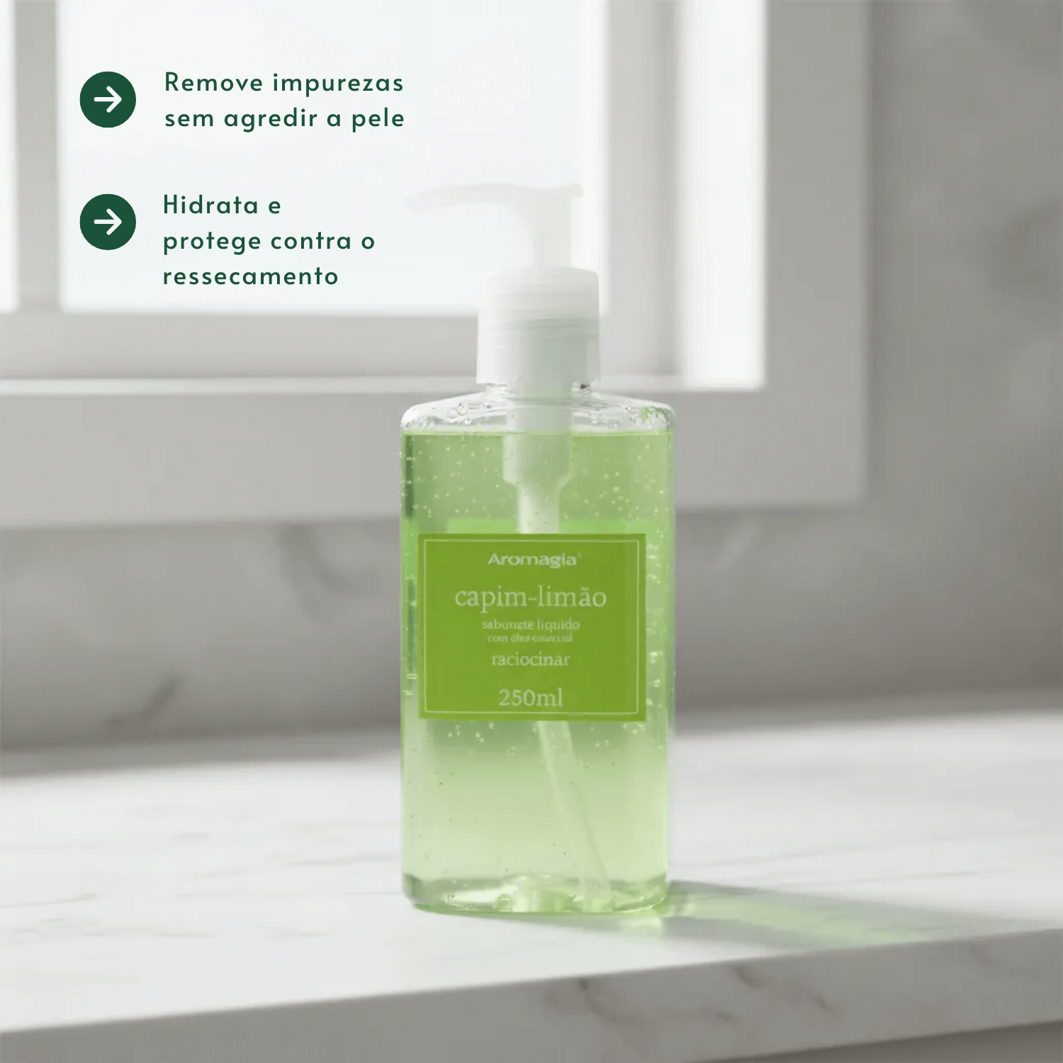 Sabonete Líquido Aromagia Capim Limão 250ml - WNF