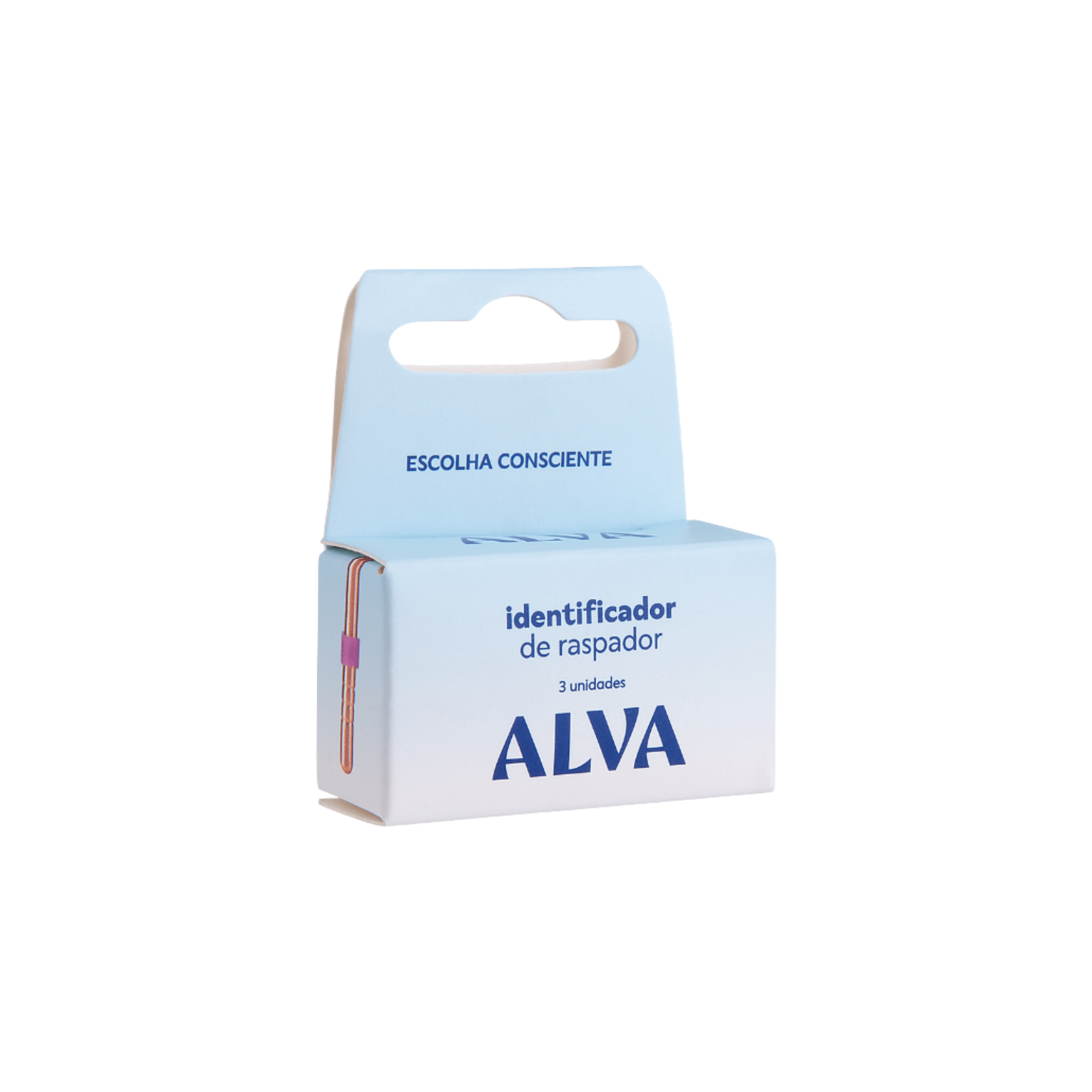 Identificador de Raspador de Língua - Alva