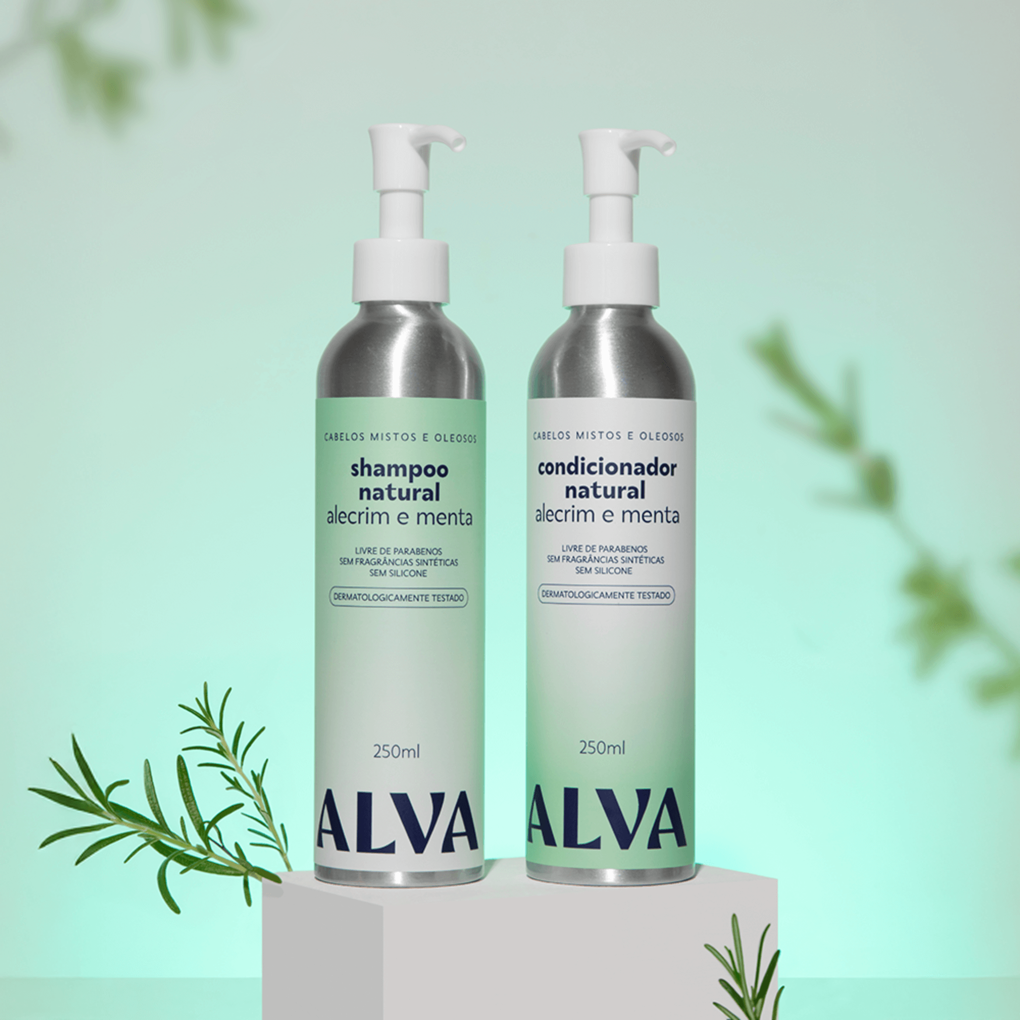 Shampoo Alecrim e Menta 250ml - Alva