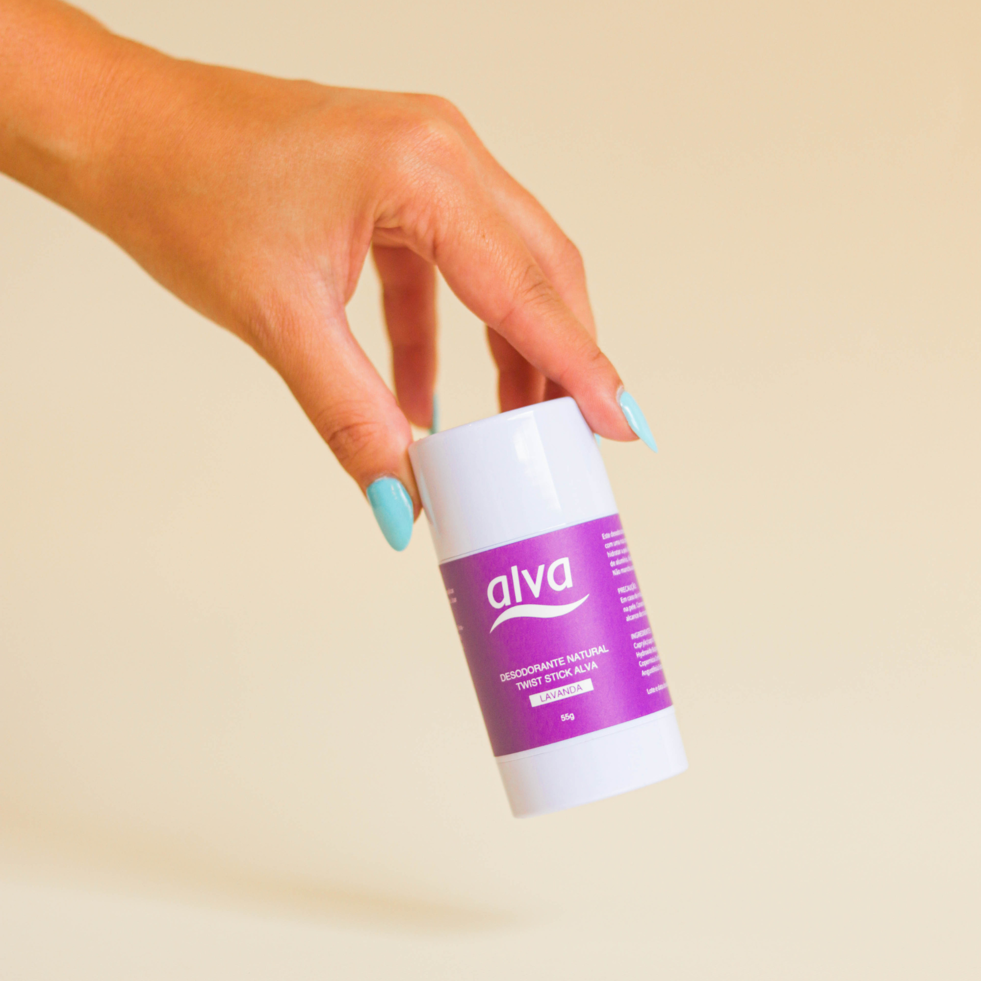 Desodorante Natural Twist Stick Lavanda 55g - Alva