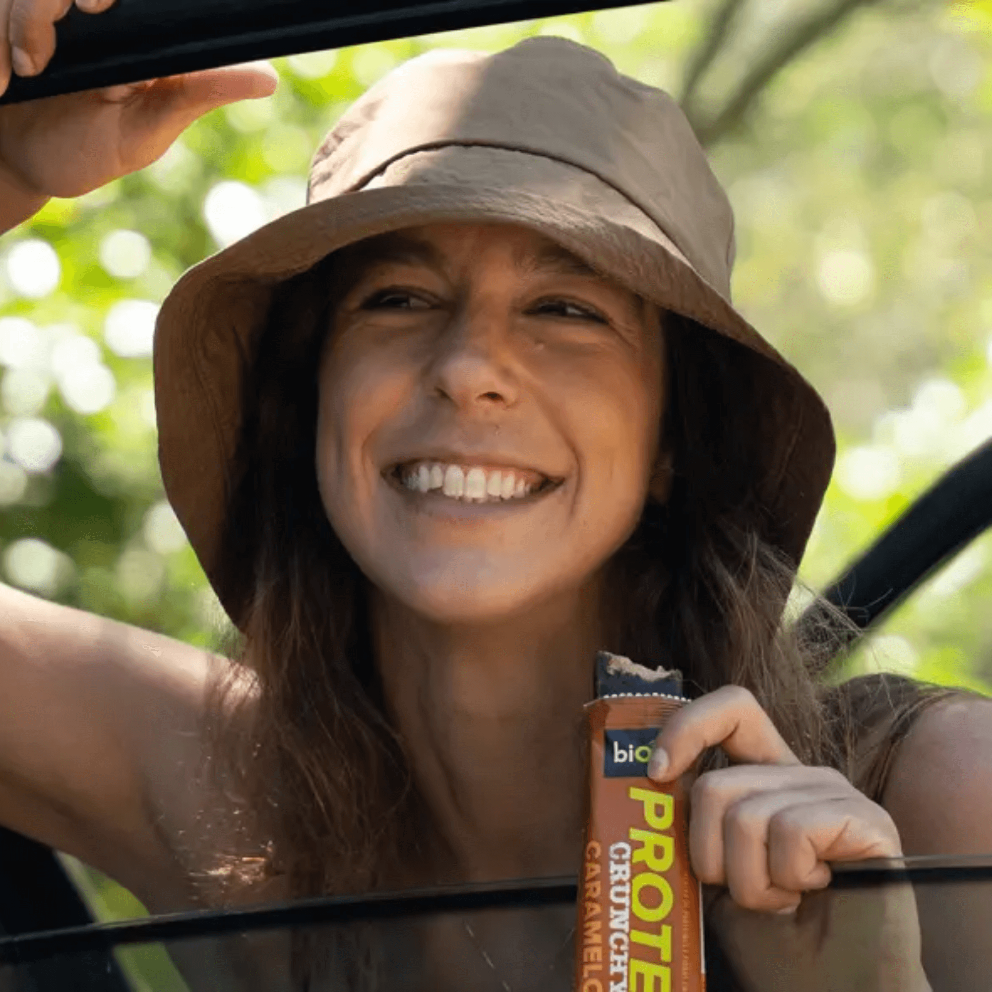 Protein Crunchy Bar Caramelo 9x50g - biO2