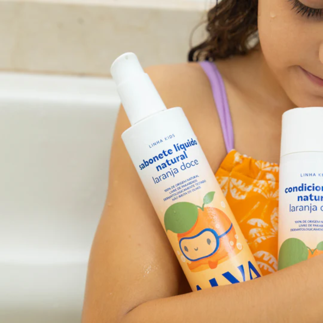 Sabonete Liquido Infantil Laranja Doce e Baunilha 250ml - Alva