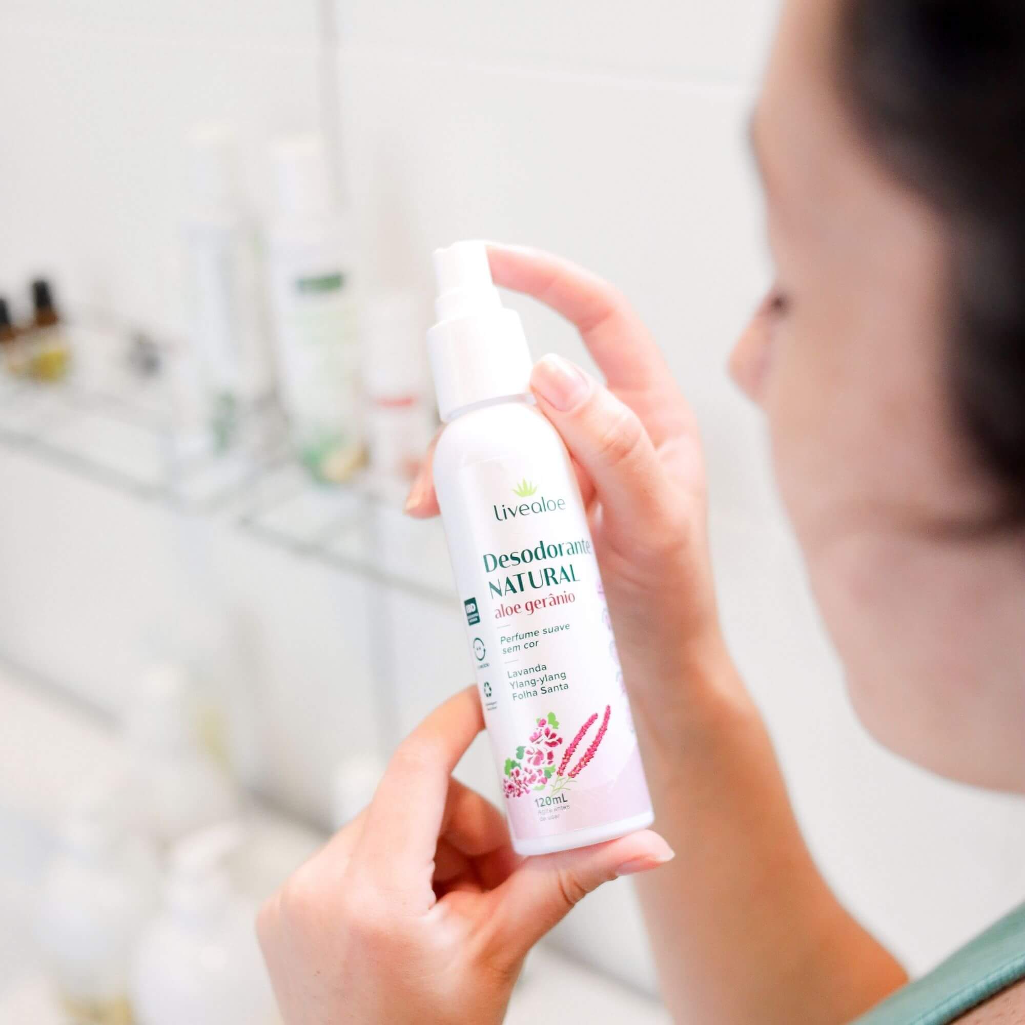 Desodorante Natural Aloe Gerânio - Livealoe