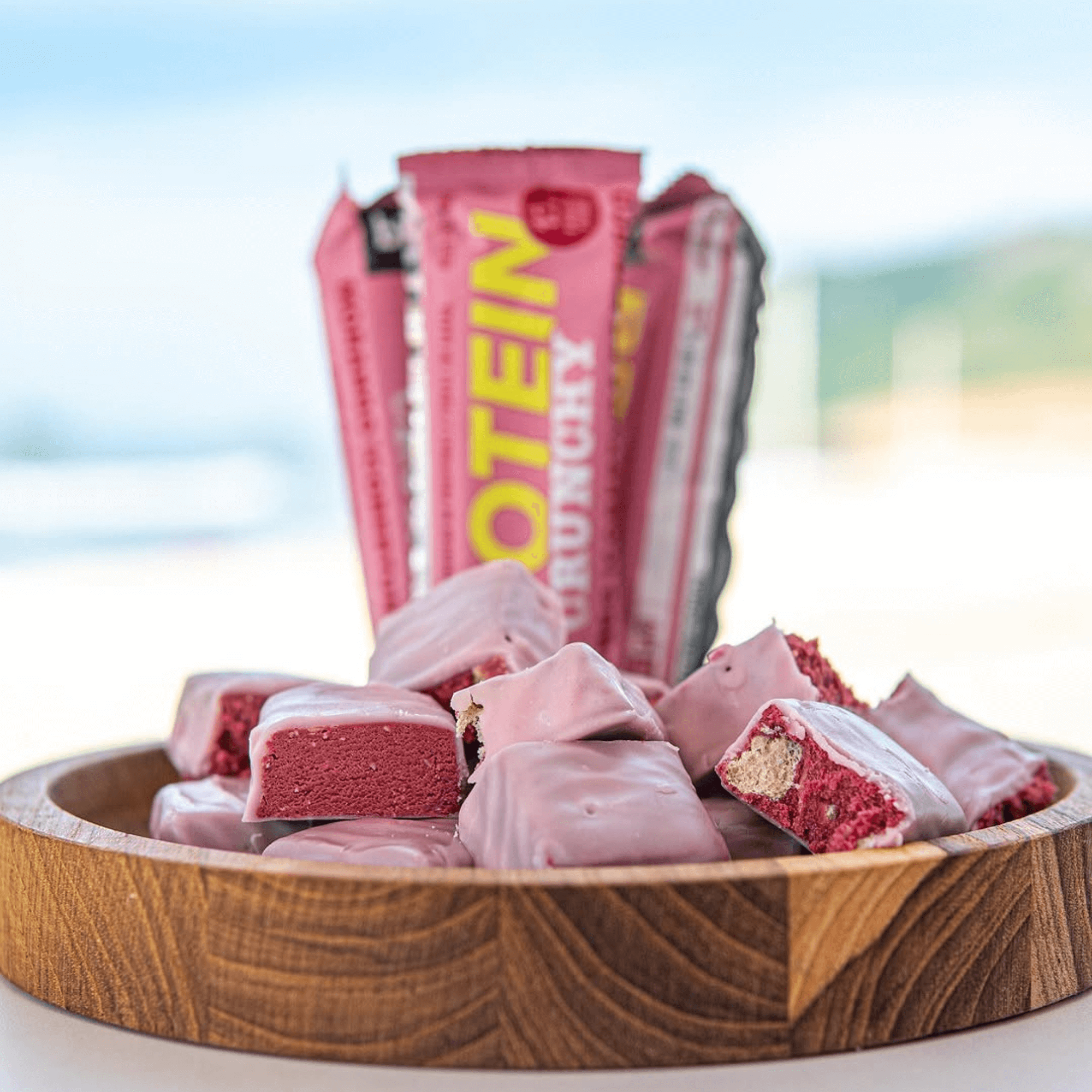 Protein Crunchy Morango com Hibisco 9x50g - biO2