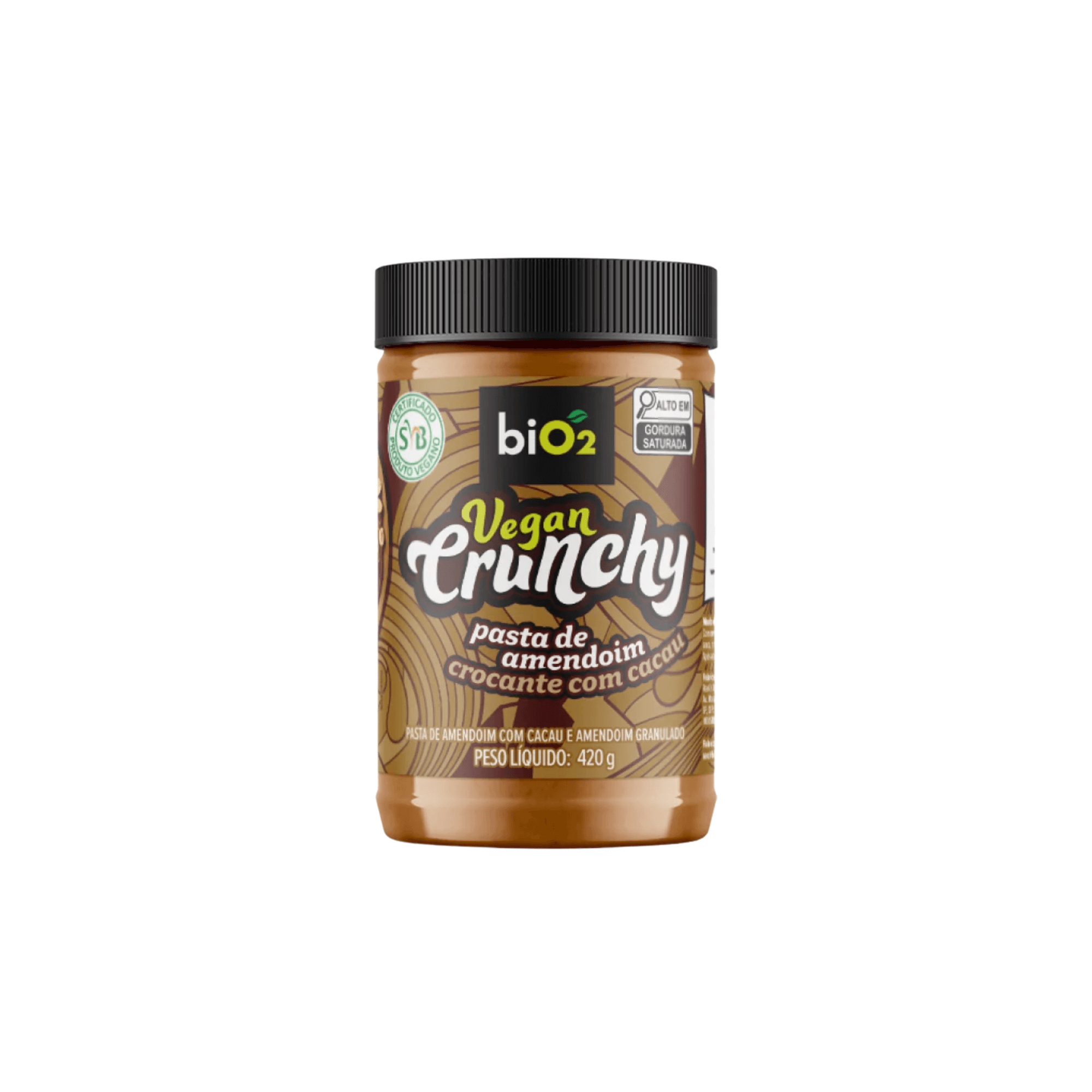 Kit Pasta de Amendoim Crocante + Pasta de Amendoim Crocante com Cacau biO2