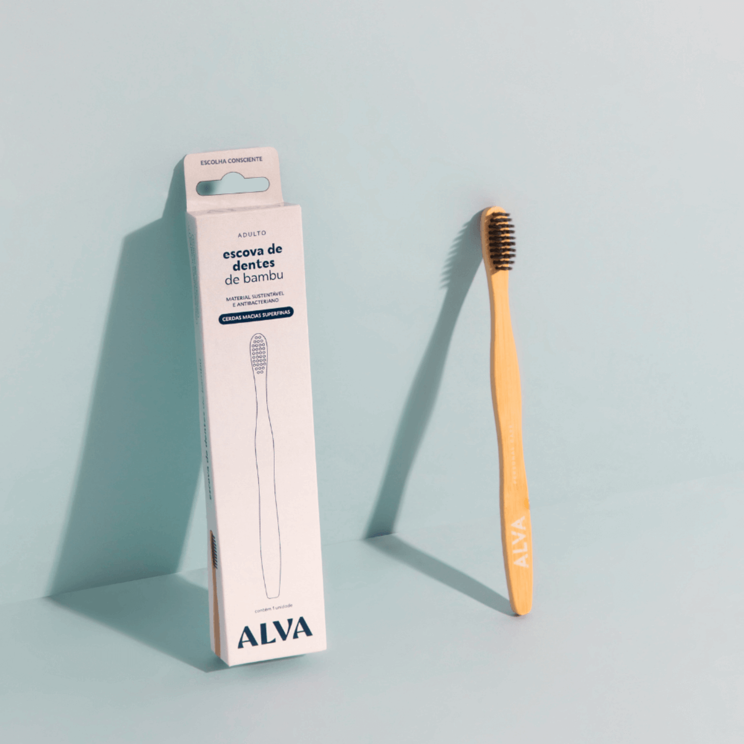 Escova de Dentes de Bambu Cerdas Superfinas - Alva