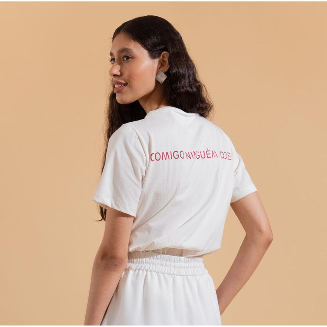 T-shirt Comigo Ninguém Pode - Jouer Couture