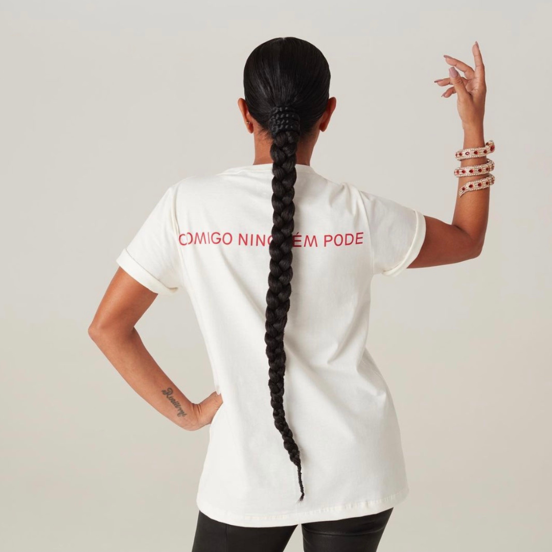 T-shirt Comigo Ninguém Pode - Jouer Couture