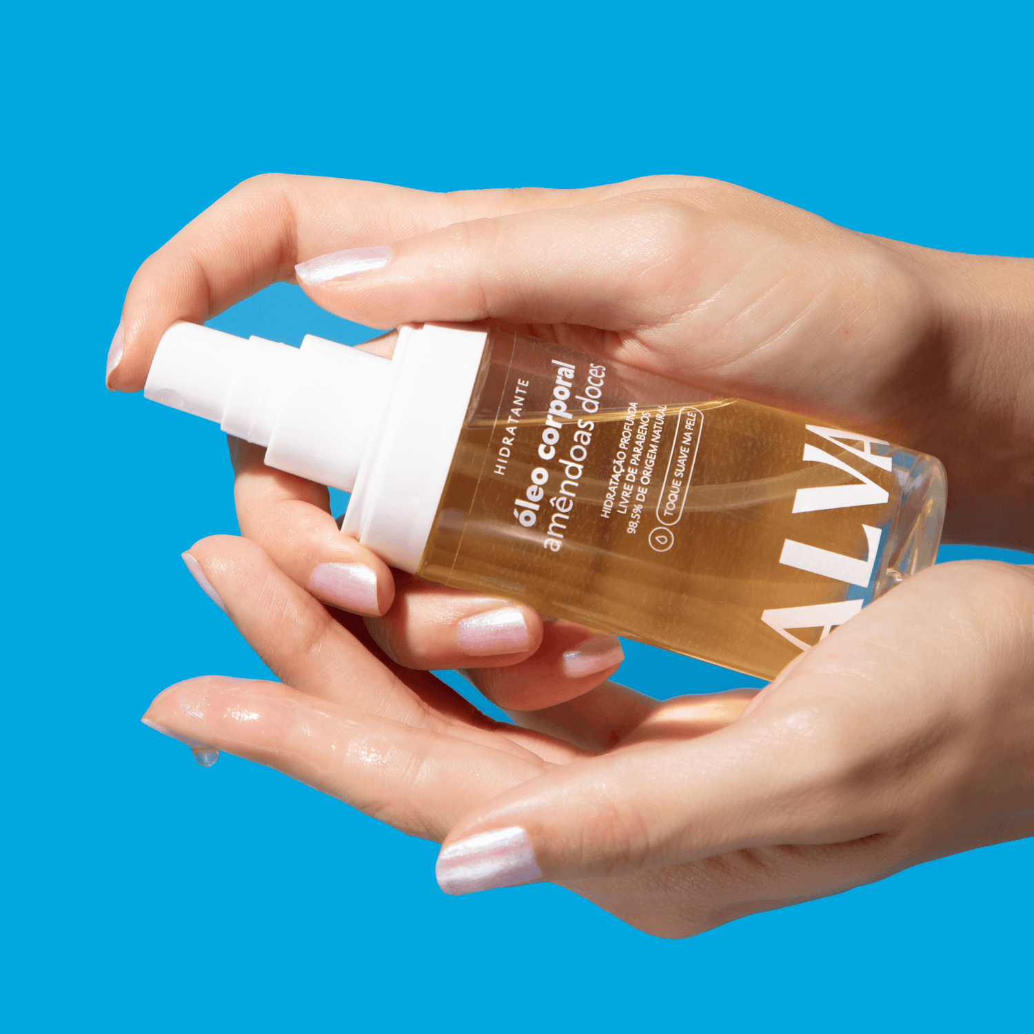 Óleo Corporal Hidratante de Amêndoa Doce 100ml - Alva