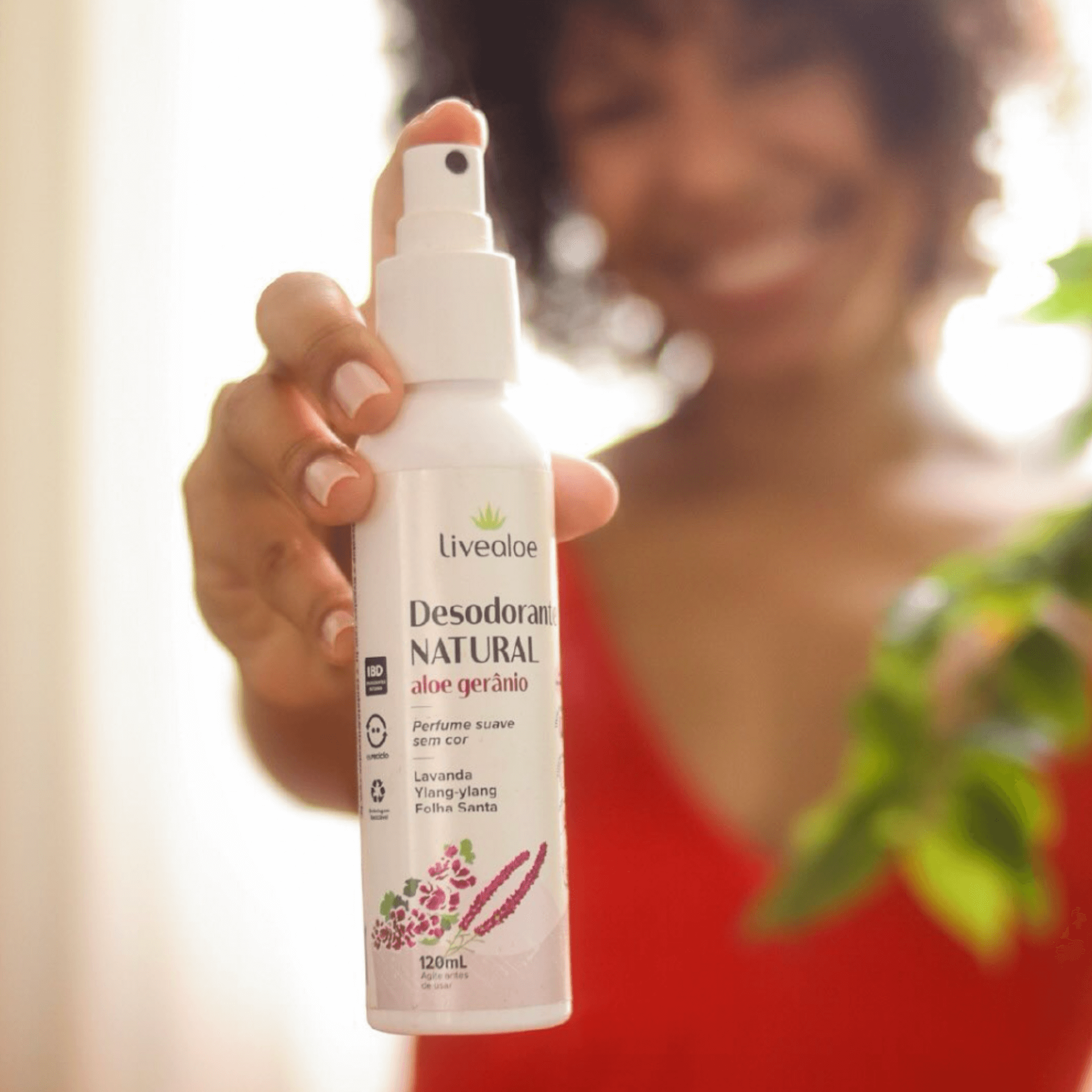 Desodorante Natural Aloe Gerânio - Livealoe