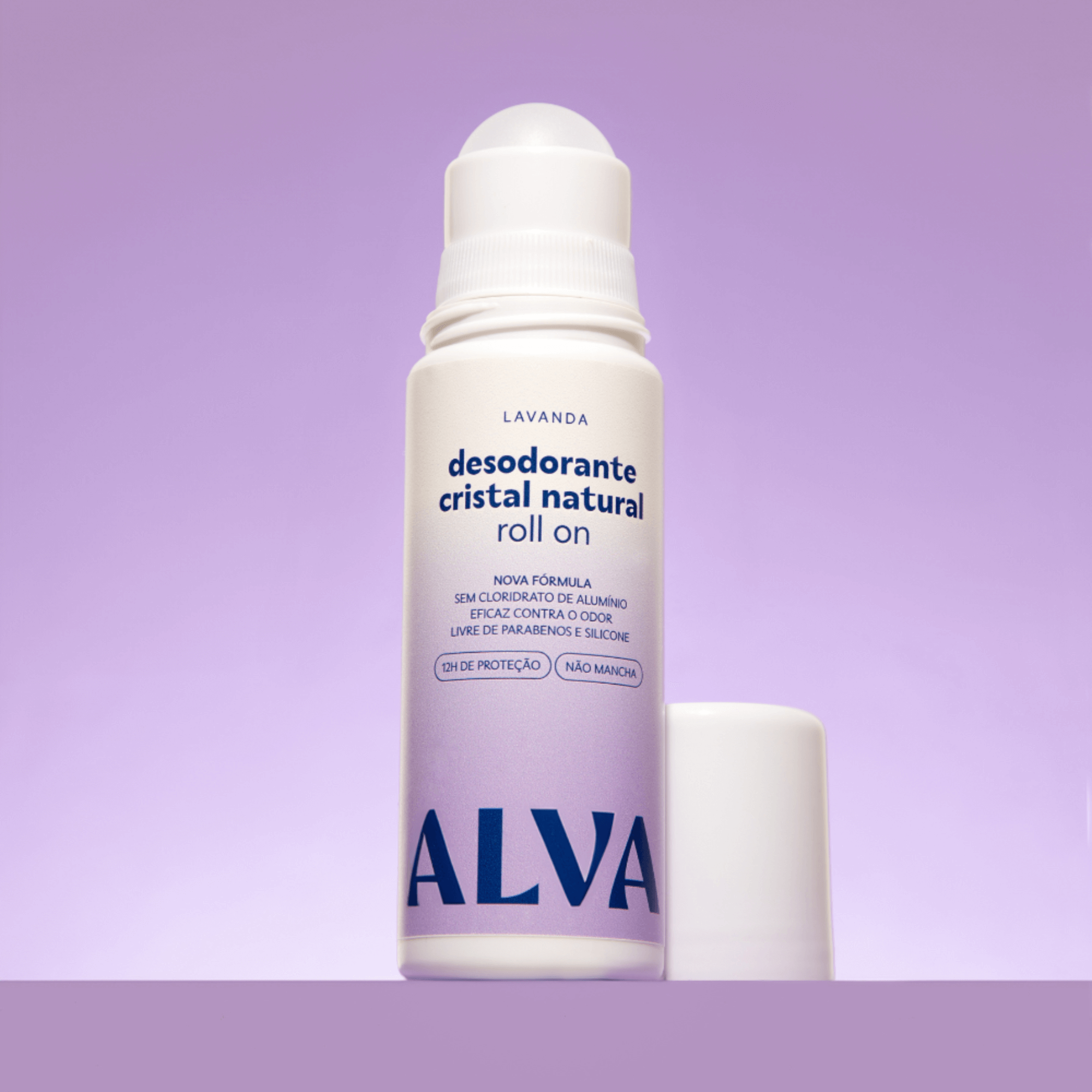 Desodorante Roll on Cristal Lavanda 70ml - Alva