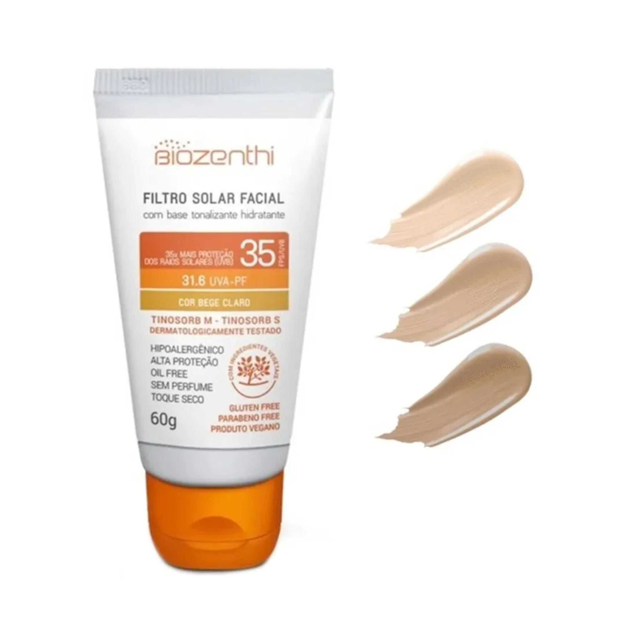 Filtro Solar Facial FPS35 60g - Biozenthi