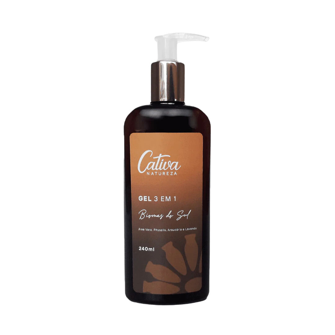 Gel 3 em 1 Biomas do Sul 240ml - Cativa