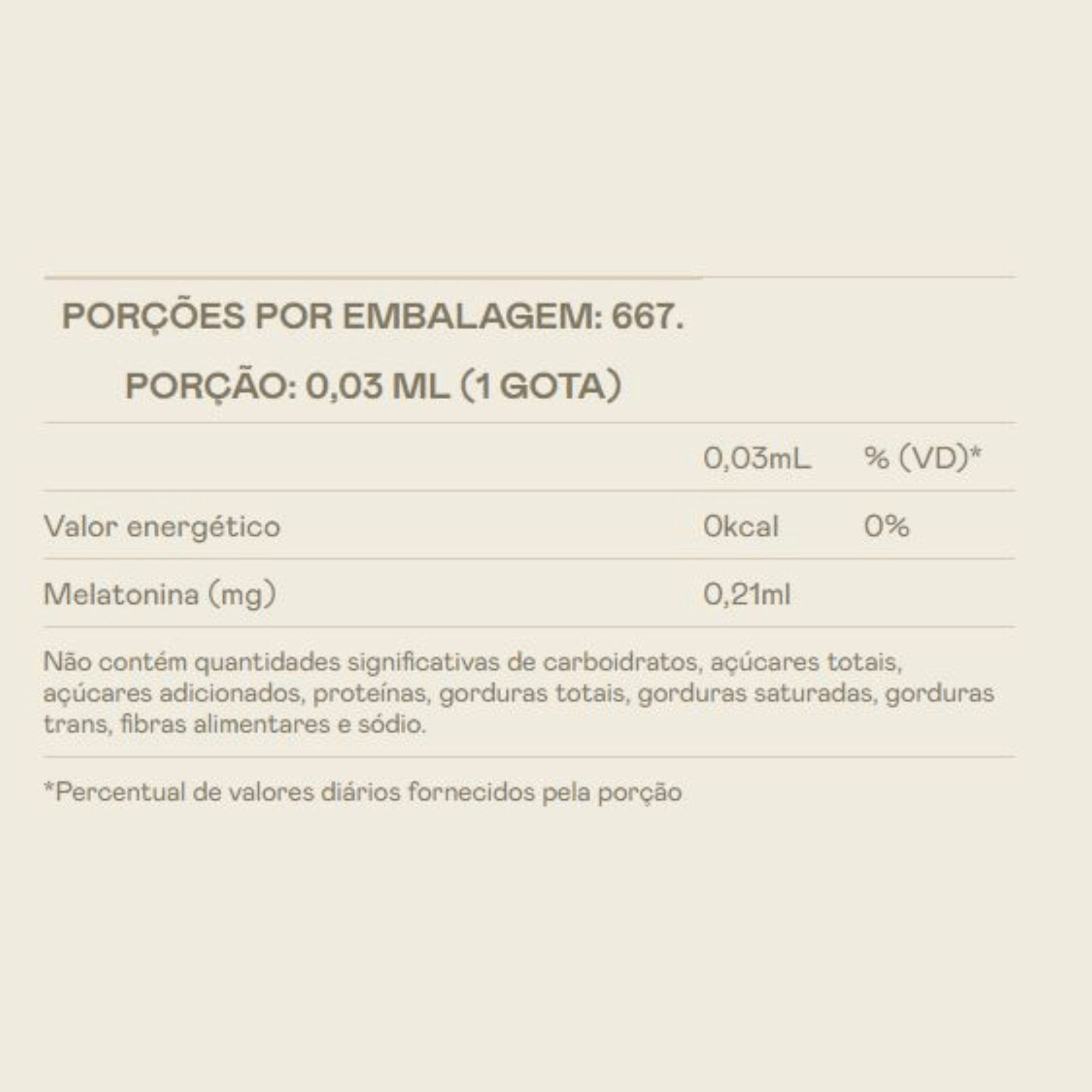 Melatonina 20ml - Holistix