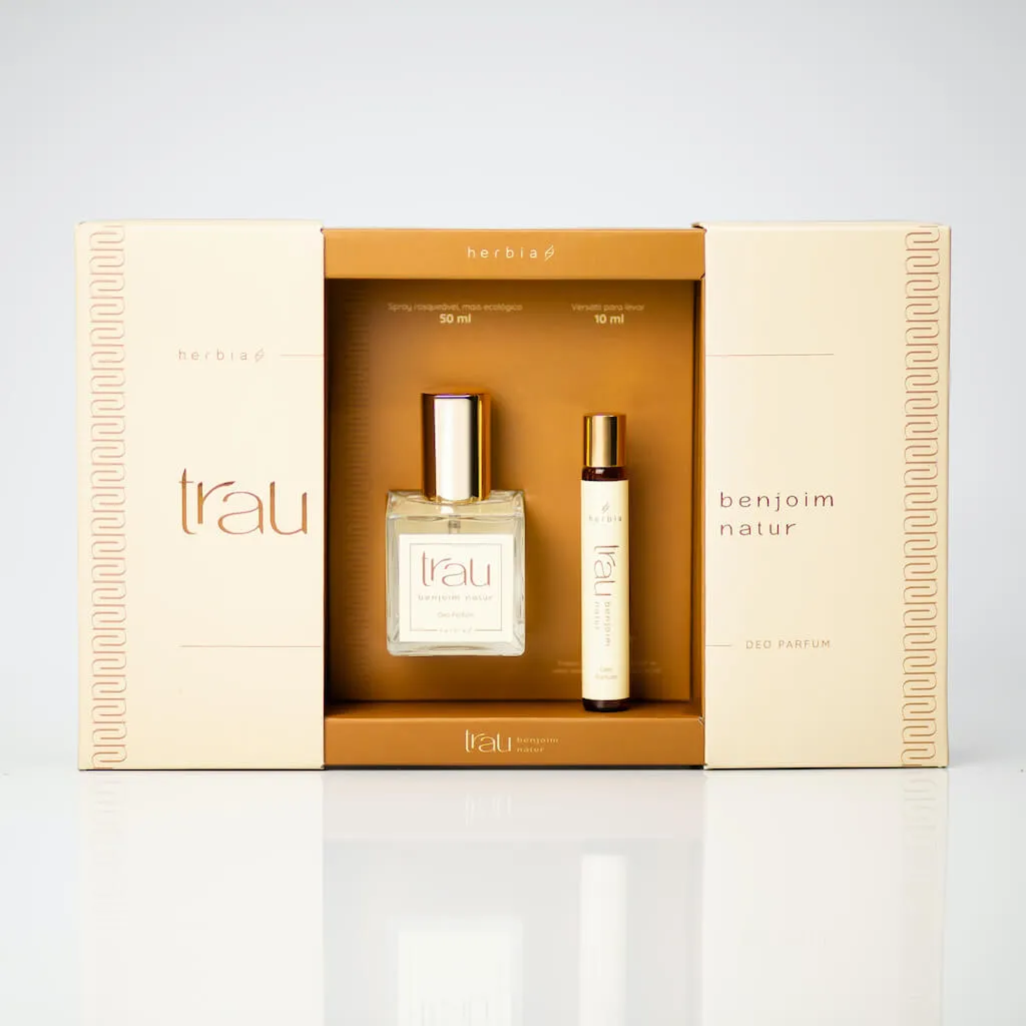 Kit Perfume Trau Benjoim Natur - Herbia