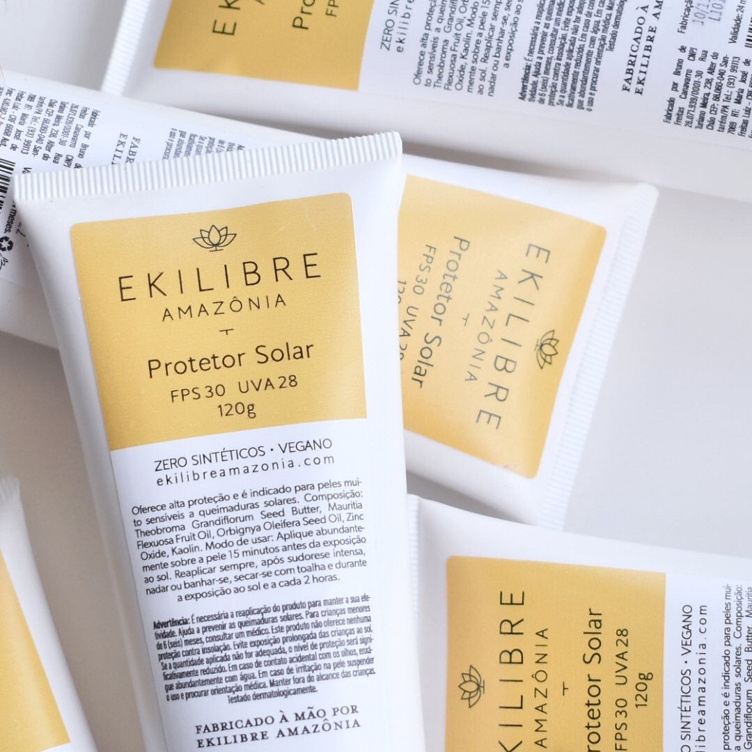 Protetor Solar Vegano FPS30 120g - Ekilibre
