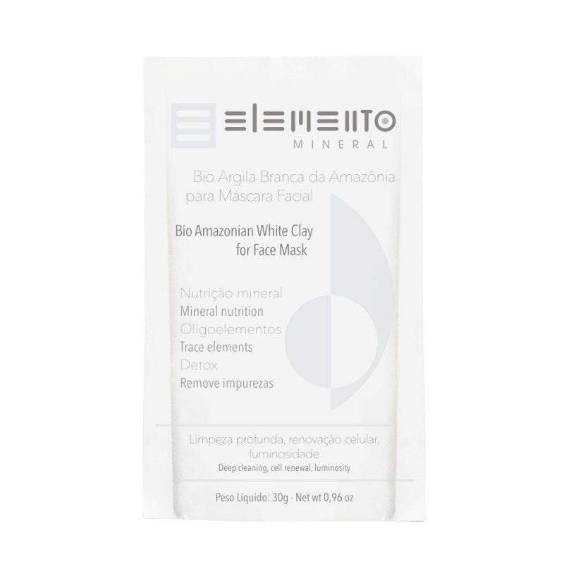 Bio Argila Branca da Amazônia 30g - Elemento Mineral