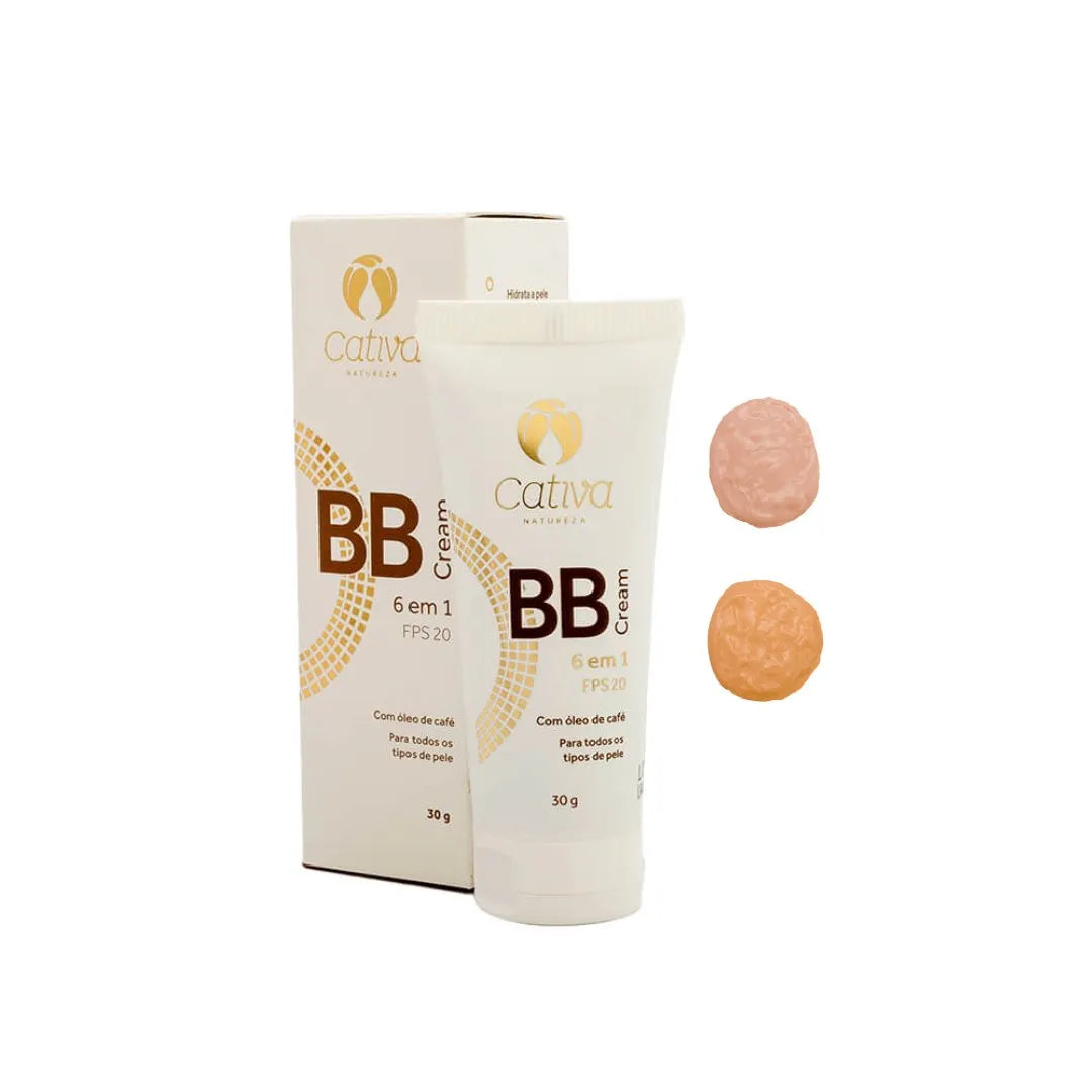 BB Cream 6 em 1 FPS20 30g - Cativa