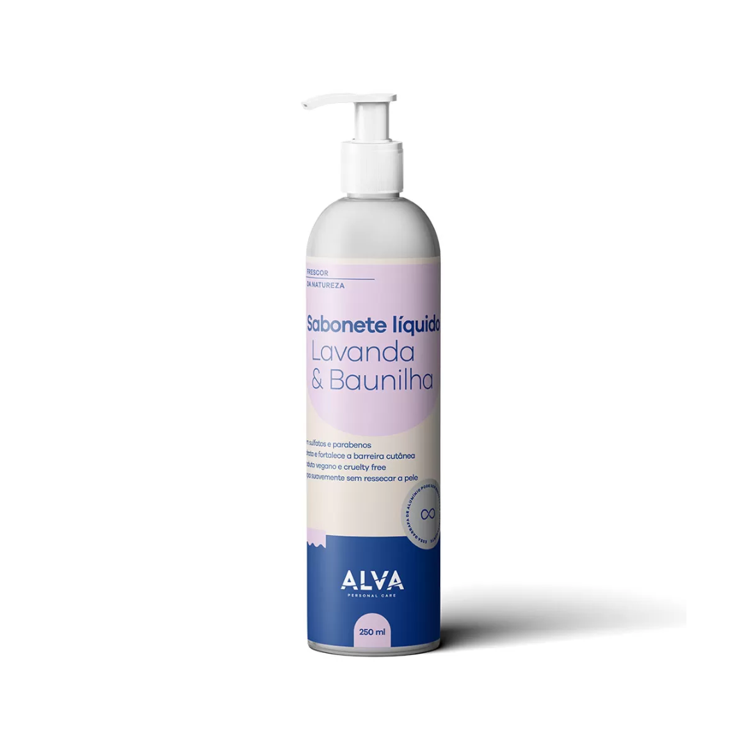 Sabonete Líquido Lavanda e Baunilha 250ml - Alva