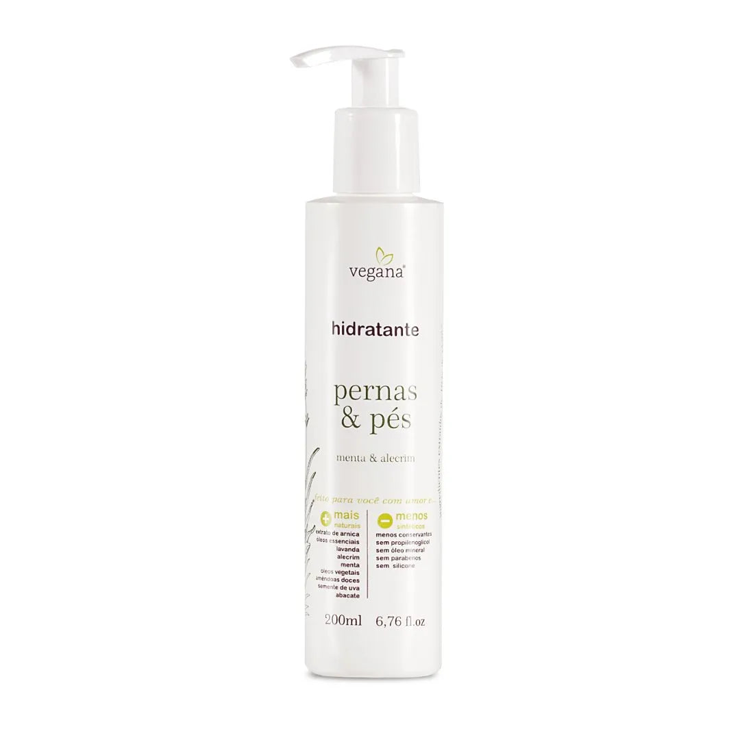 Hidratante Pernas & Pés 200ml - Vegana WNF