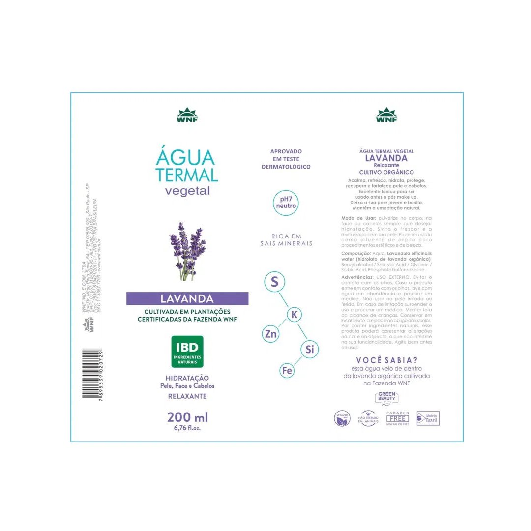 Água Thermal Lavanda - WNF