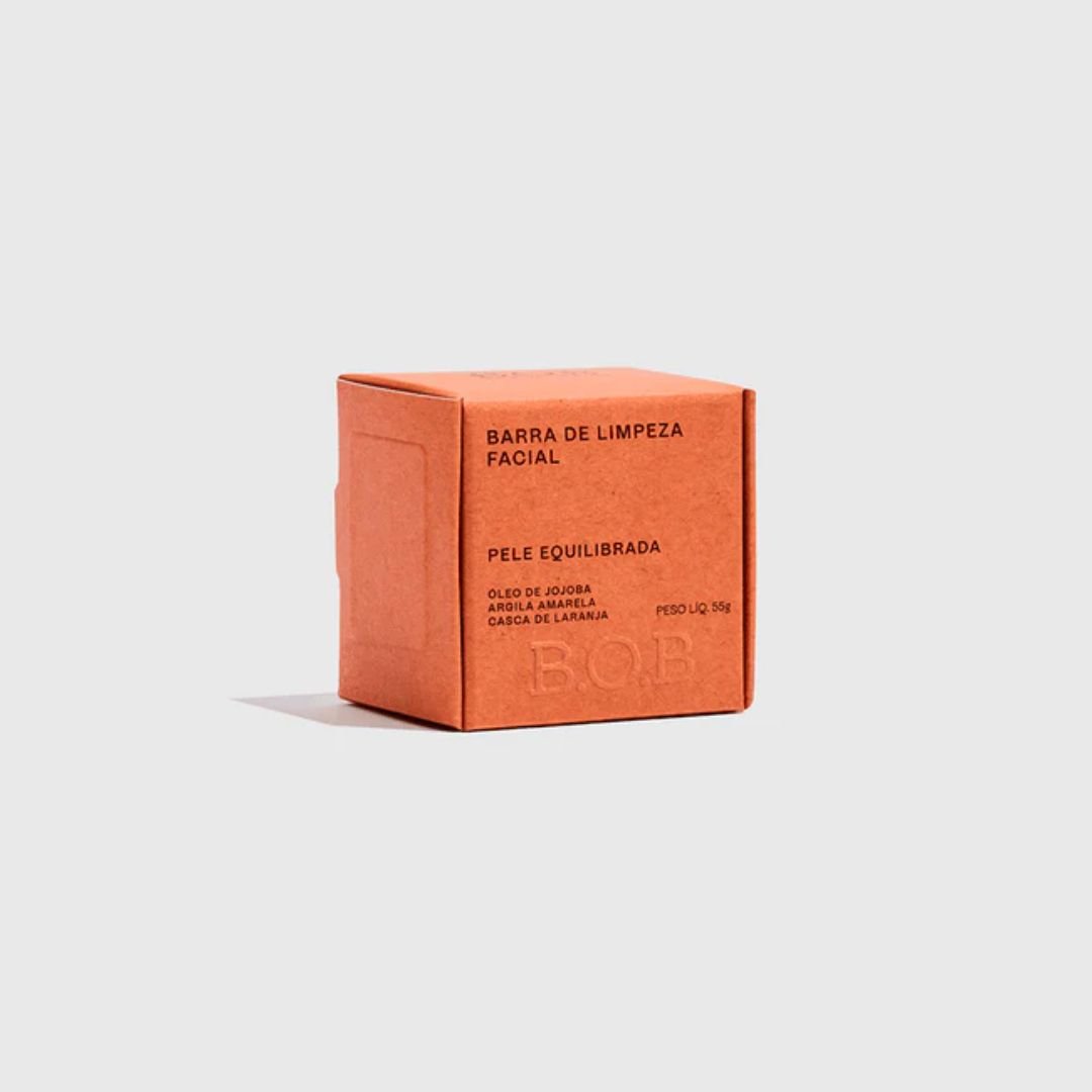Barra de Limpeza Facial Pele Equilibrada 55g - B.O.B