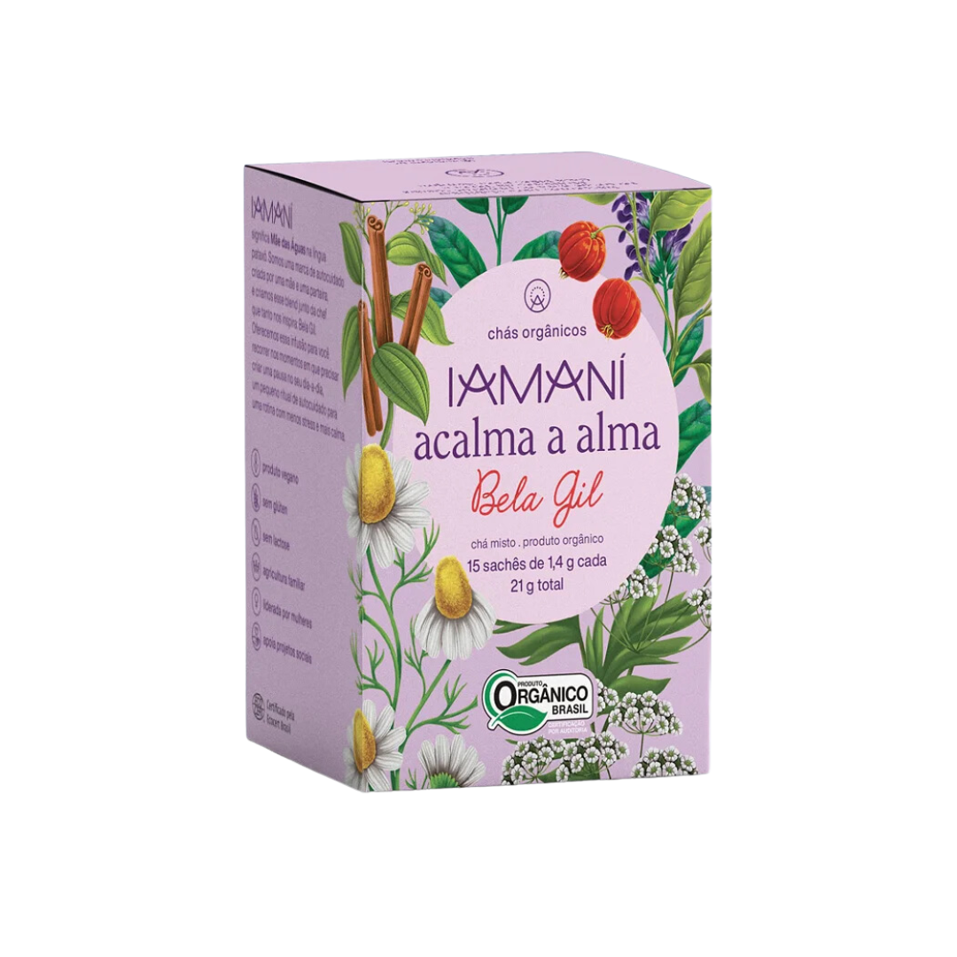Chá Orgânico Acalma a Alma - Iamaní