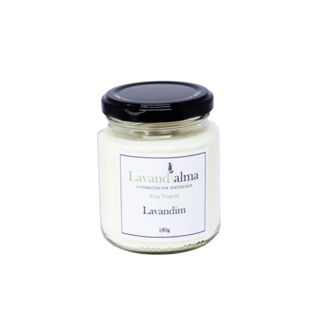 Vela Vegetal Lavandim 180g - Lavand&