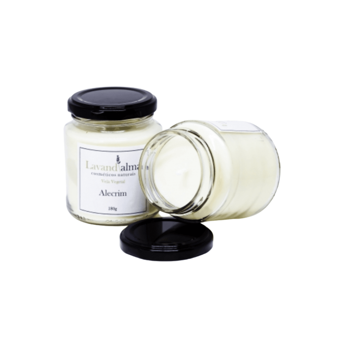 Vela Vegetal Alecrim 180g -Lavand&