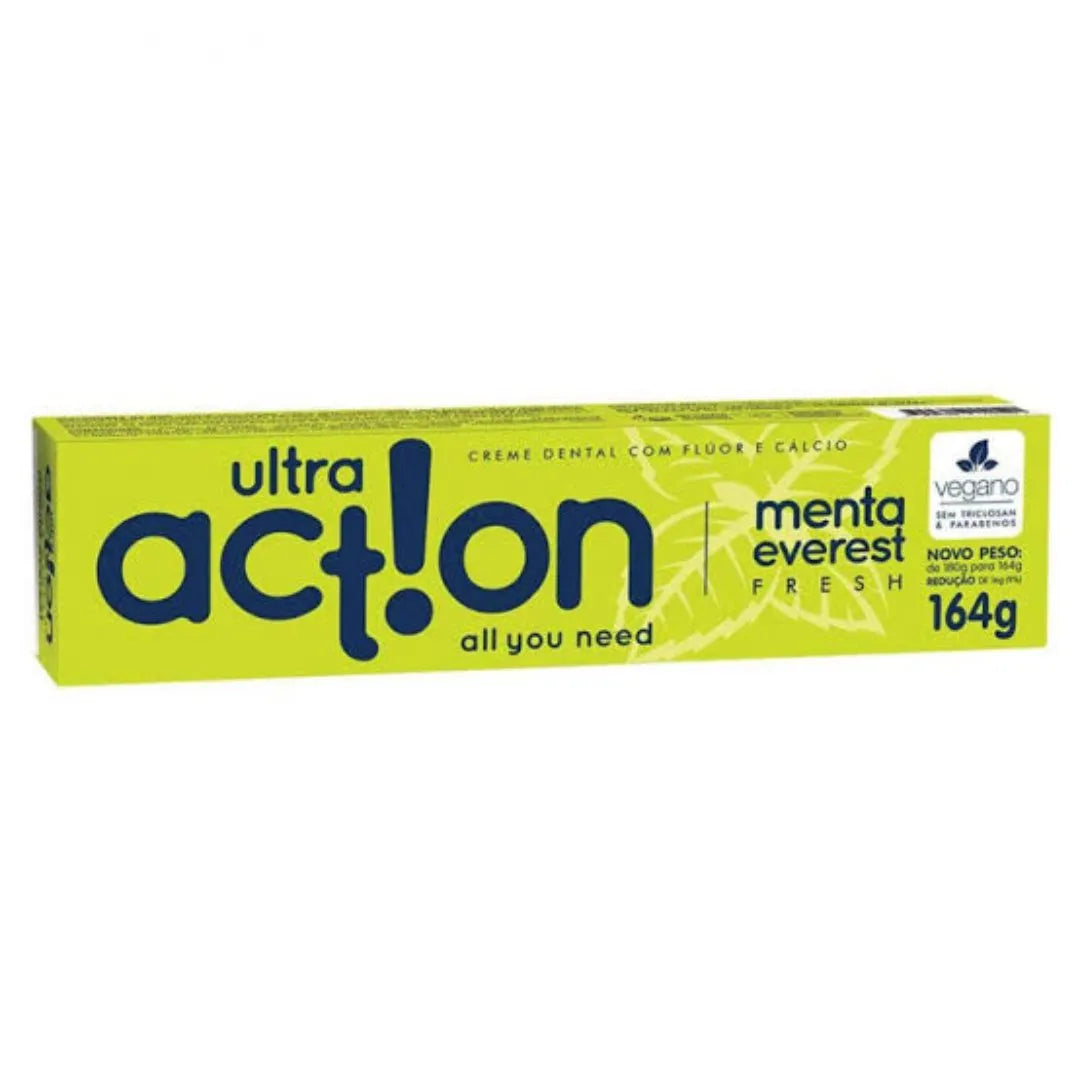 Creme Dental Menta Everest Fresh 164g - Ultra Action
