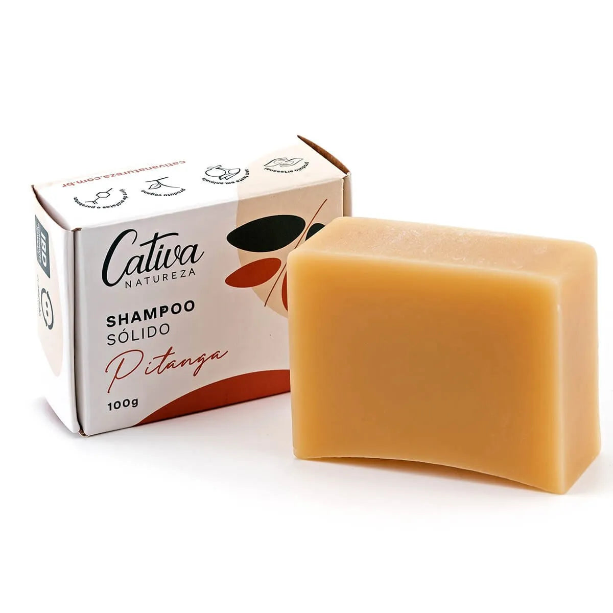 Shampoo Sólido Pitanga 100g - Cativa