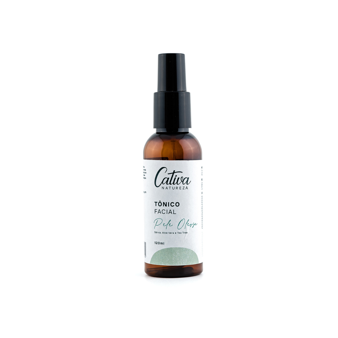 Tônico Facial Pele Oleosa 120ml - Cativa