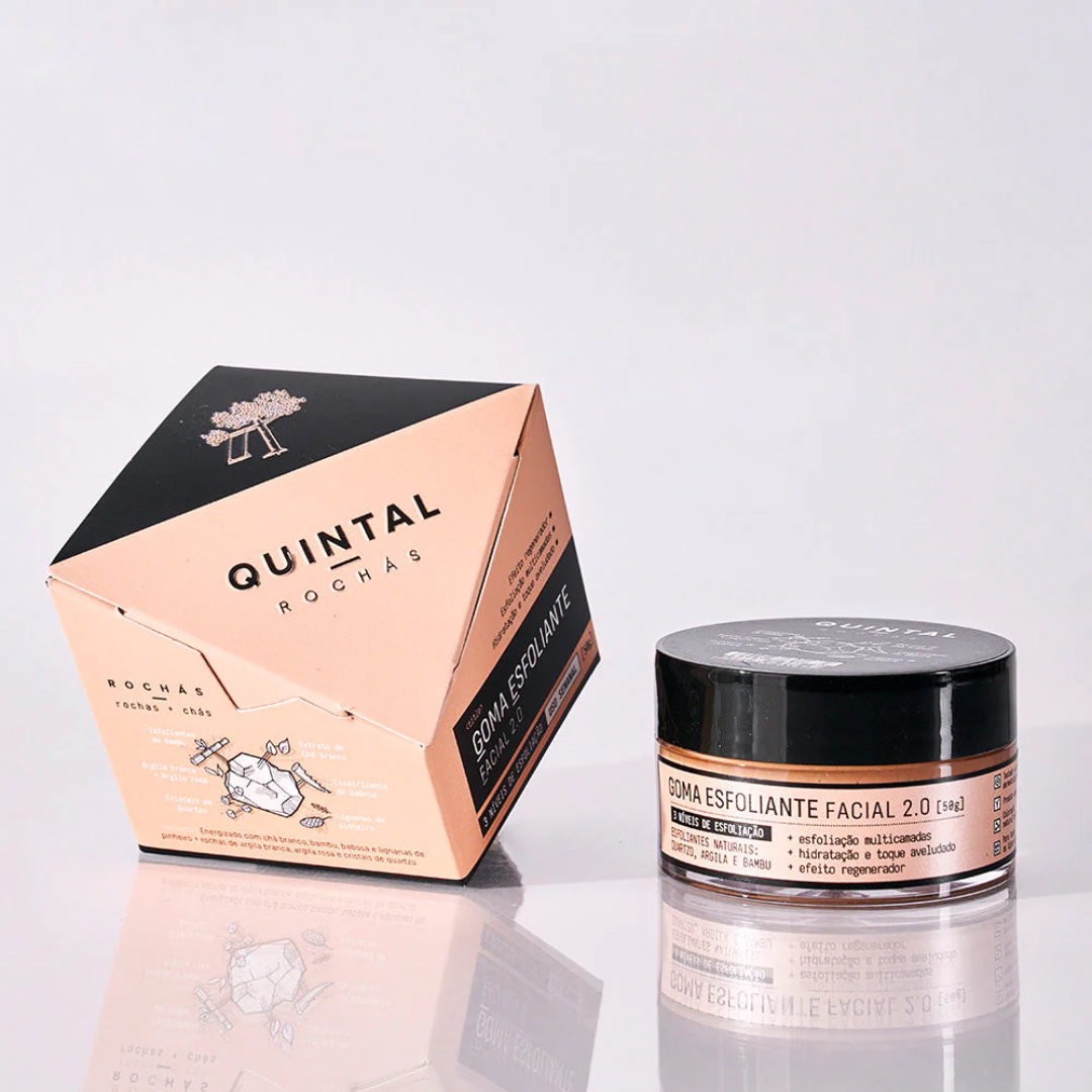 Goma Esfoliante Facial 2.0 50g - Quintal Dermocosméticos