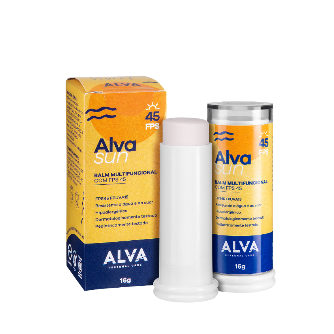 Balm Multifuncional FPS45 Alva Sun 16g - Alva