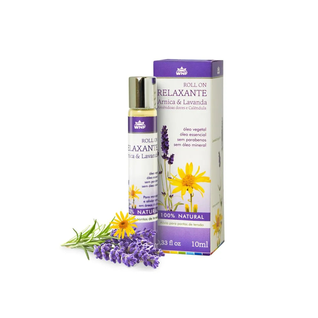 Roll On de Massagem Relaxante Lavanda e Arnica 10ml - WNF